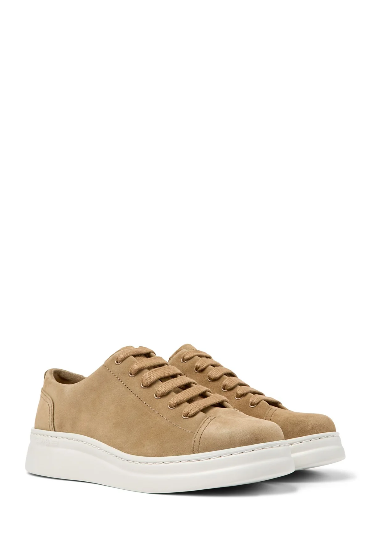 Camper Kadın Kahverengi Runner Up Deri Sneaker - Image 2
