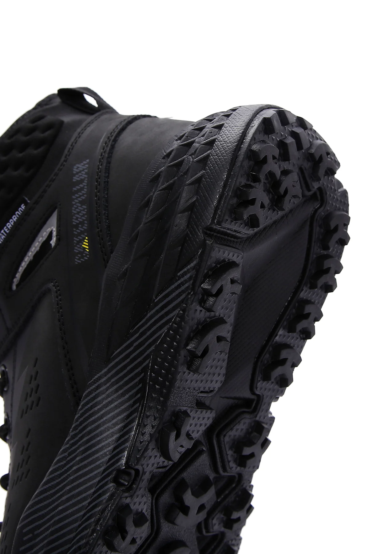 Cat Caterpillar Erkek Siyah Deri Waterproof Outdoor Bot - Image 8