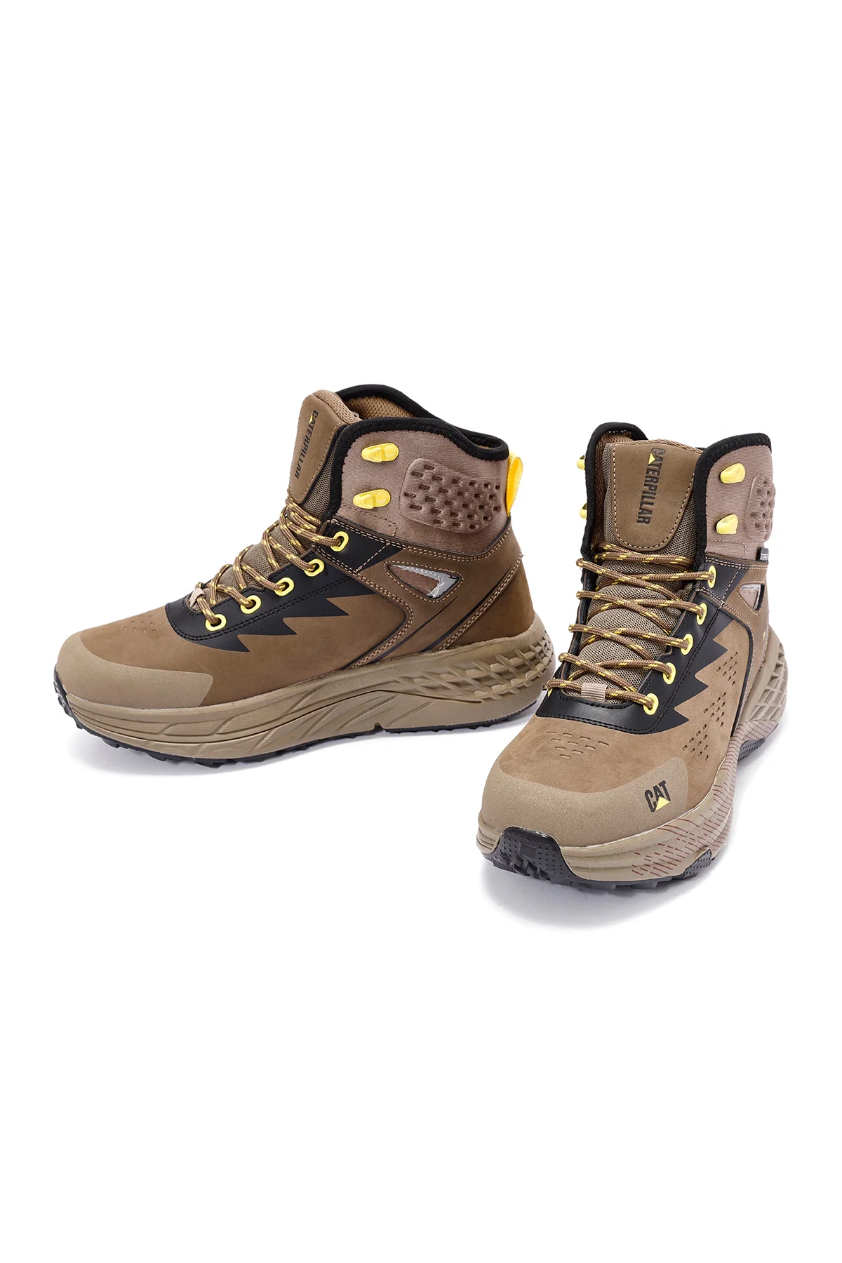 Cat Caterpillar Erkek Vizon Deri Waterproof Outdoor Bot - Image 3