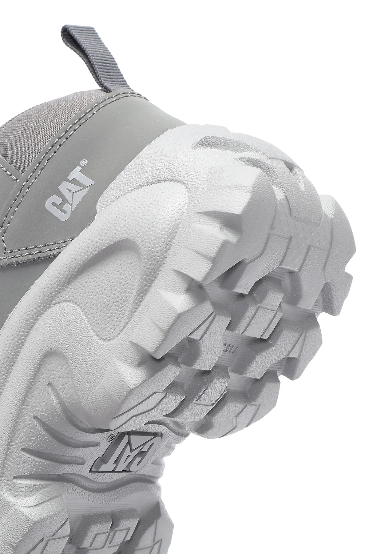 Caterpillar Erkek Gri Intruder Essential Bağcıklı Kalın Tabanlı Deri Sneaker - Image 8
