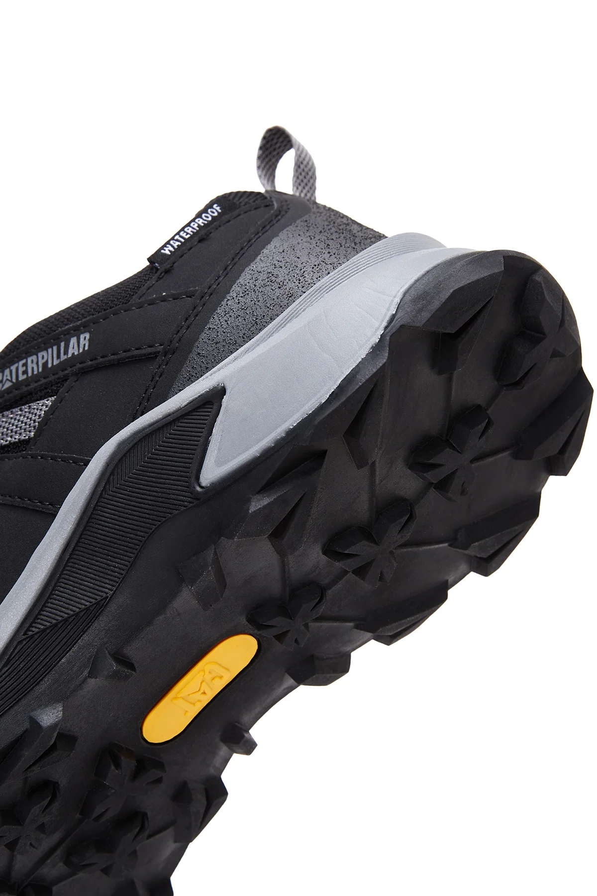 Caterpillar Erkek Siyah Deri Waterproof Outdoor Ayakkabı - Image 7