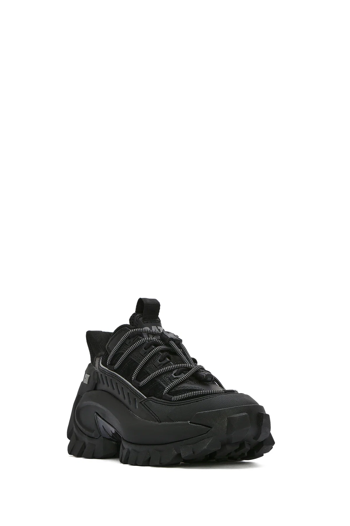 Caterpillar Erkek Siyah Intruder Max Kalın Tabanlı Bağcıklı Süet Deri Sneaker - Image 6