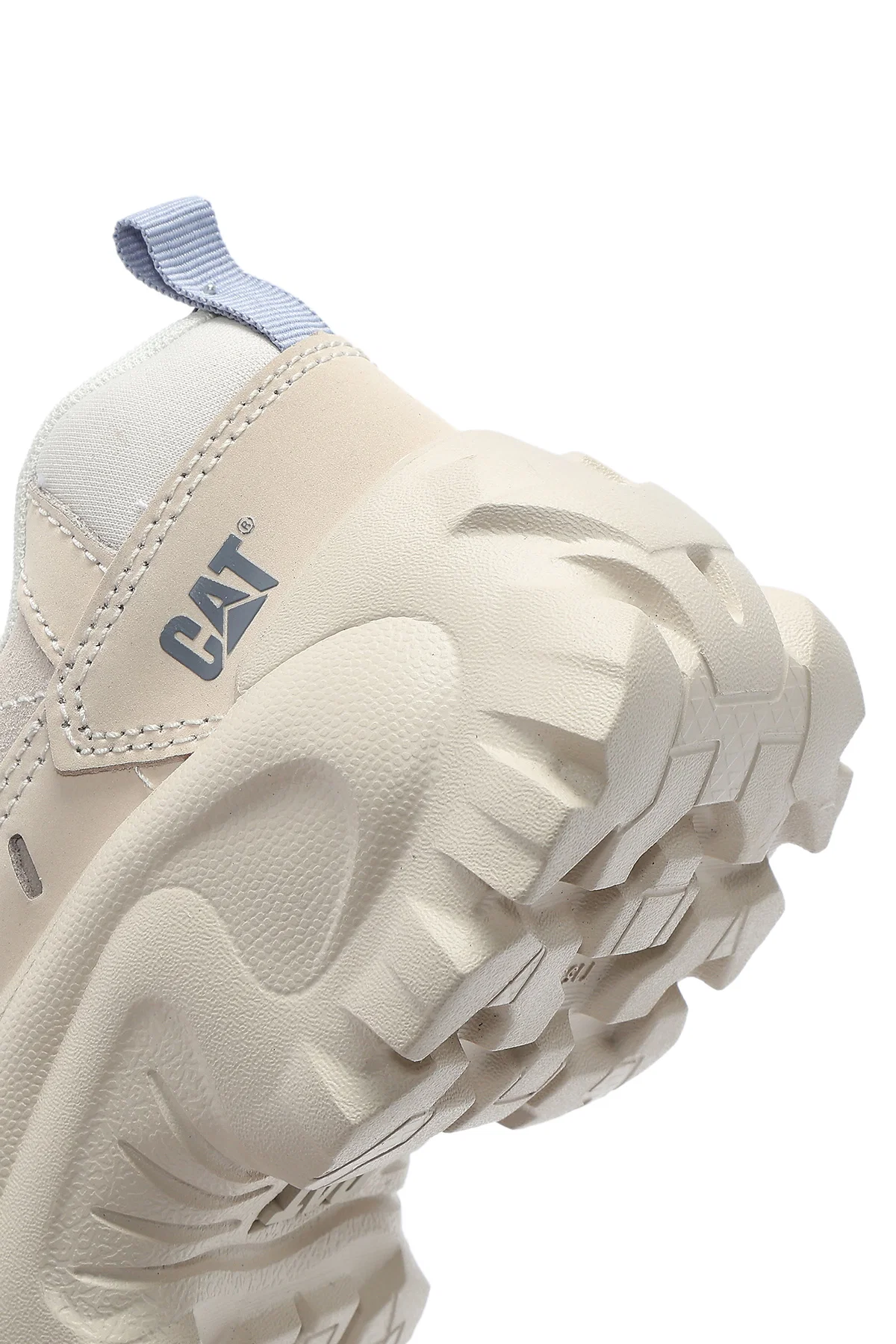 Caterpillar Kadın Bej İntruder Essential Bağcıklı Süet Deri Sneaker - Image 8