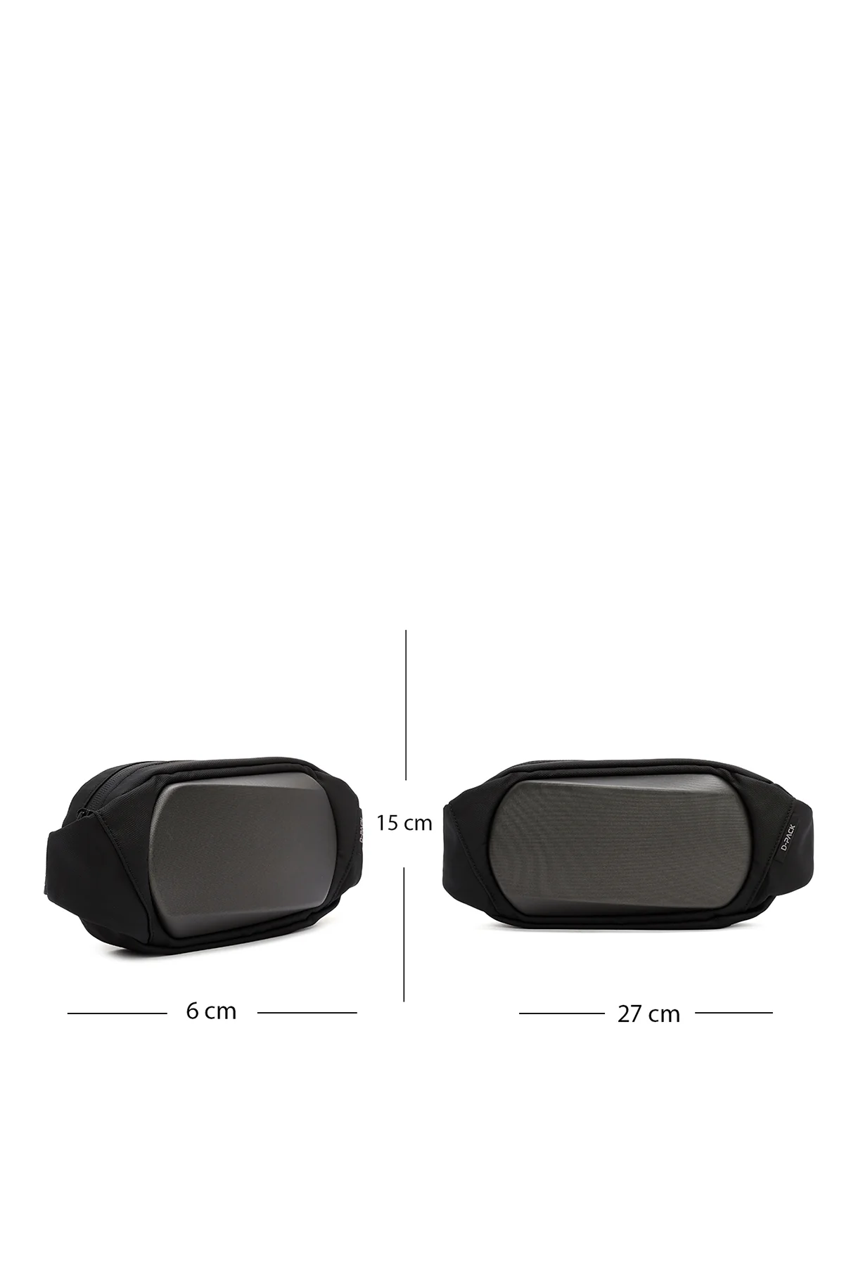 D-Pack Erkek Gri Kumaş Bel Çantası - Image 3