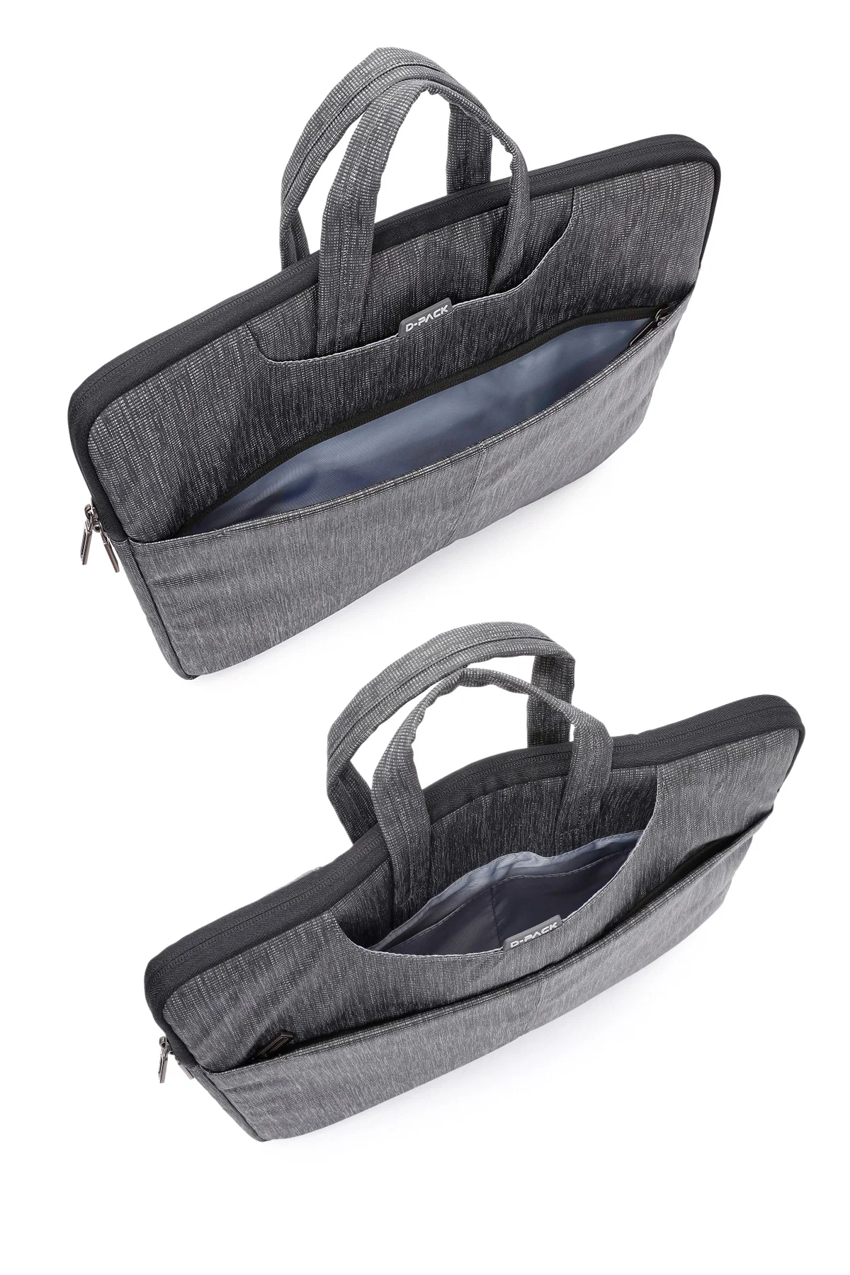 D-Pack Erkek Gri Kumaş Laptop Çantası - Image 5