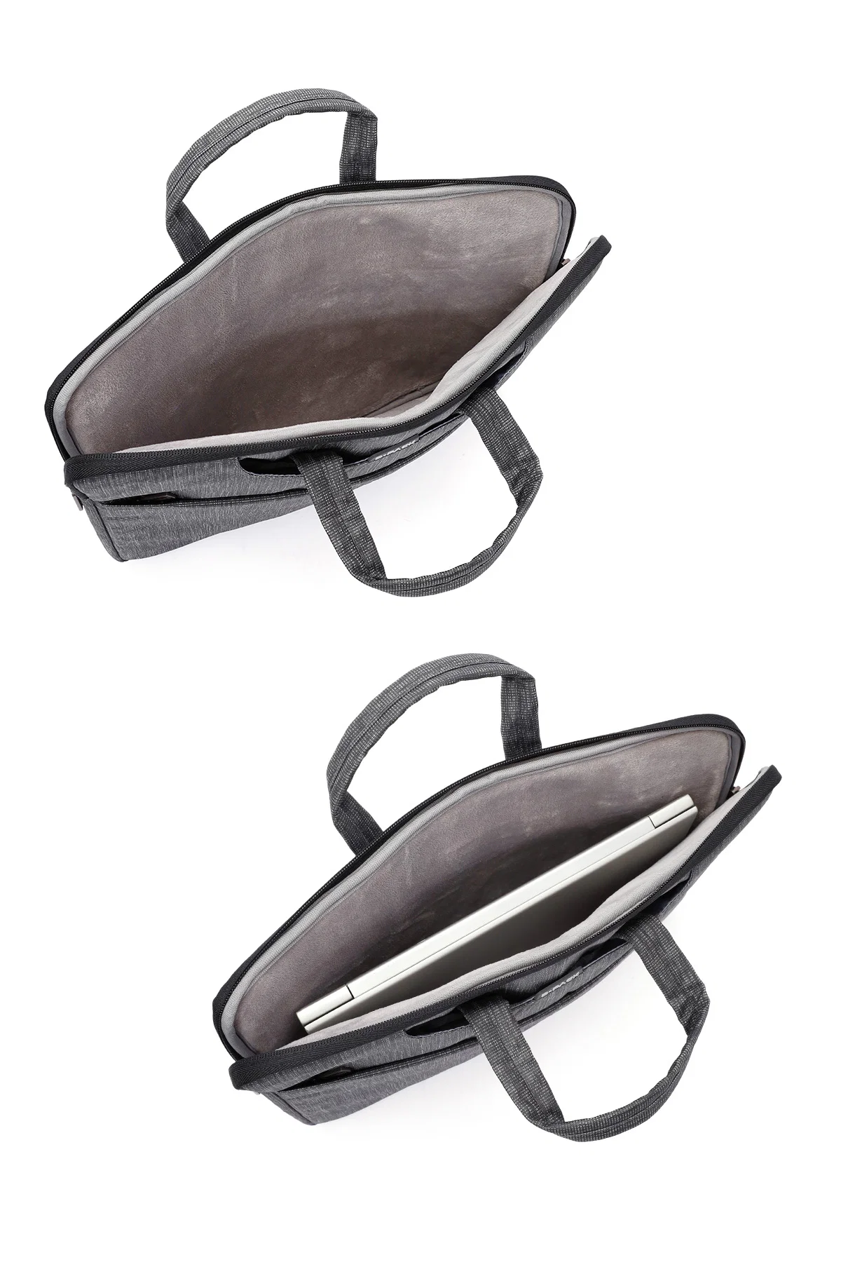 D-Pack Erkek Gri Kumaş Laptop Çantası - Image 6