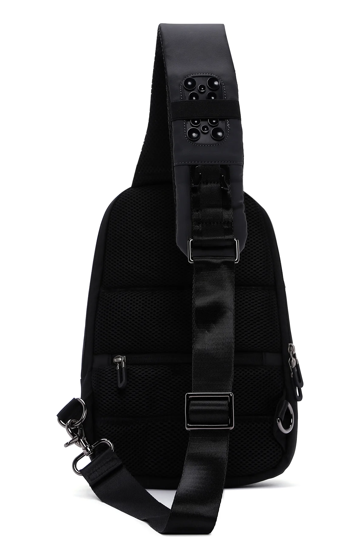 D-Pack Erkek Gri Teknolojik Kumaş Çapraz Çanta - Image 9