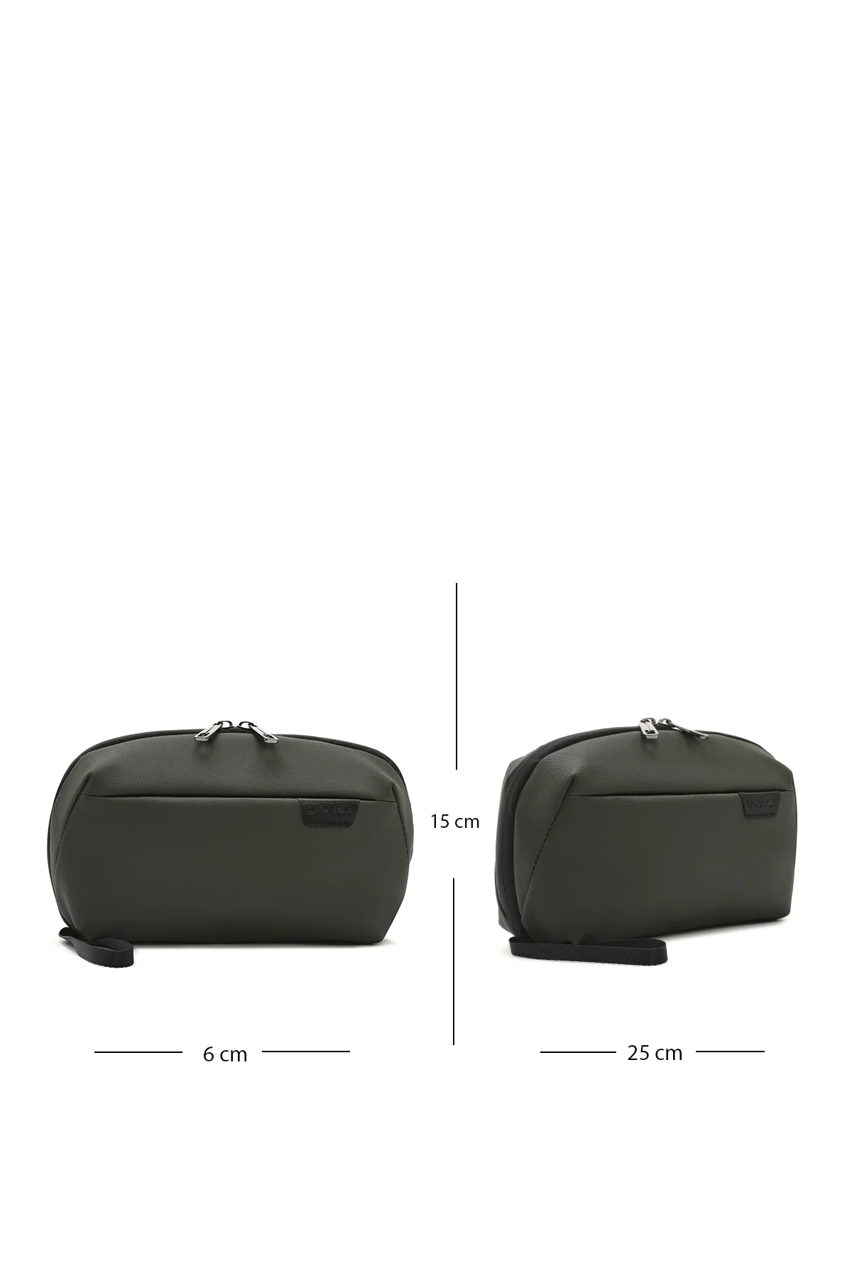D-Pack Erkek Haki Kumaş El Çantası - Image 2