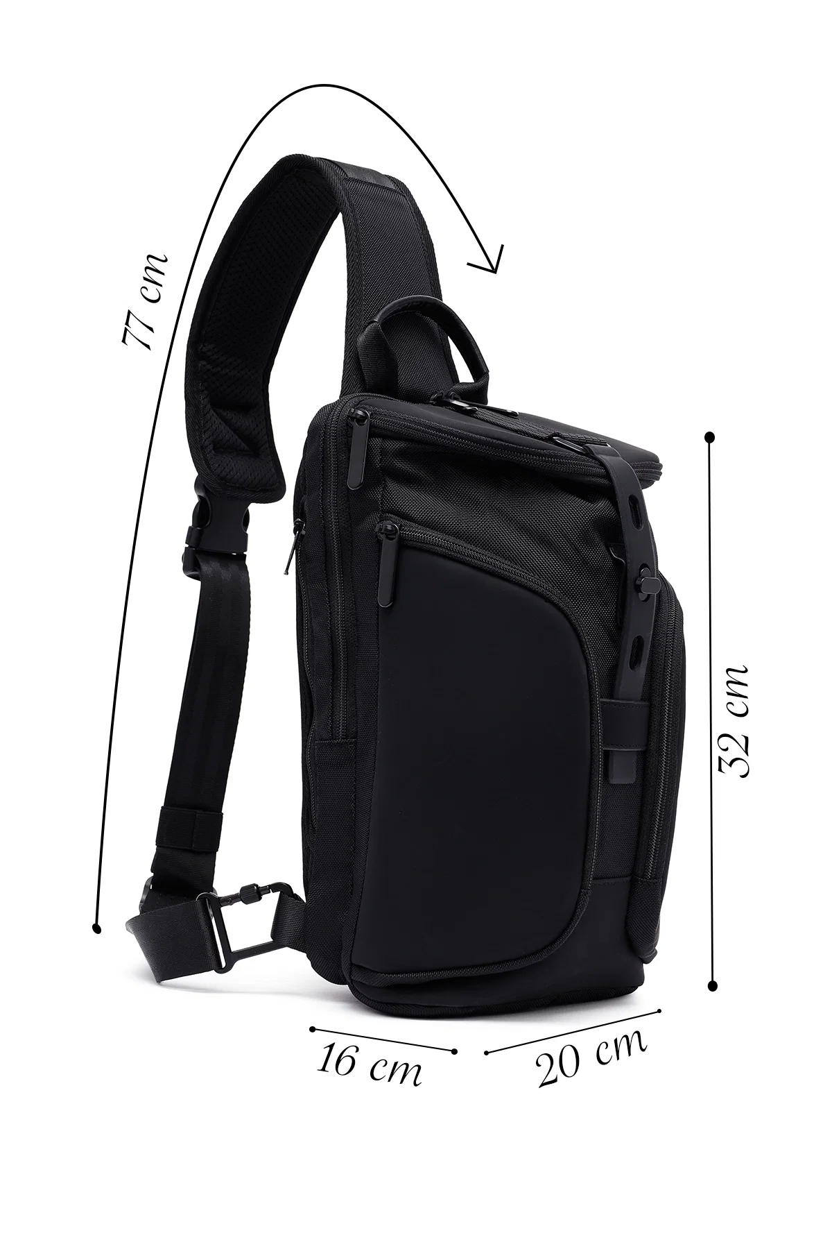 D-Pack Erkek Siyah Çapraz Çanta - Image 2