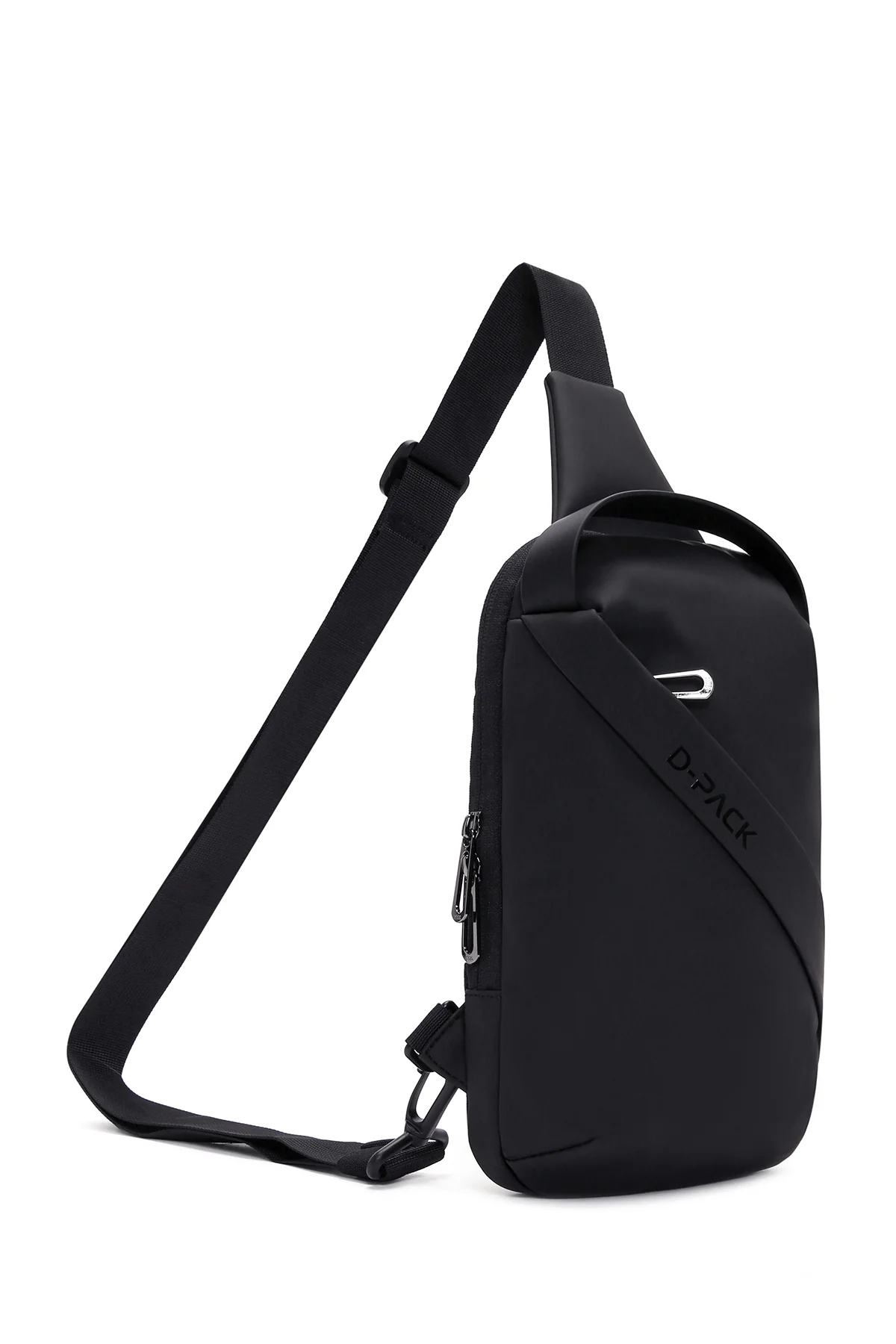 D-Pack Erkek Siyah Kumaş Çapraz Çanta - Image 3
