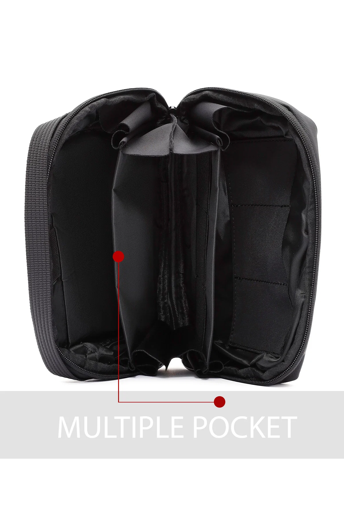 D-Pack Erkek Siyah Kumaş El Çantası - Image 6
