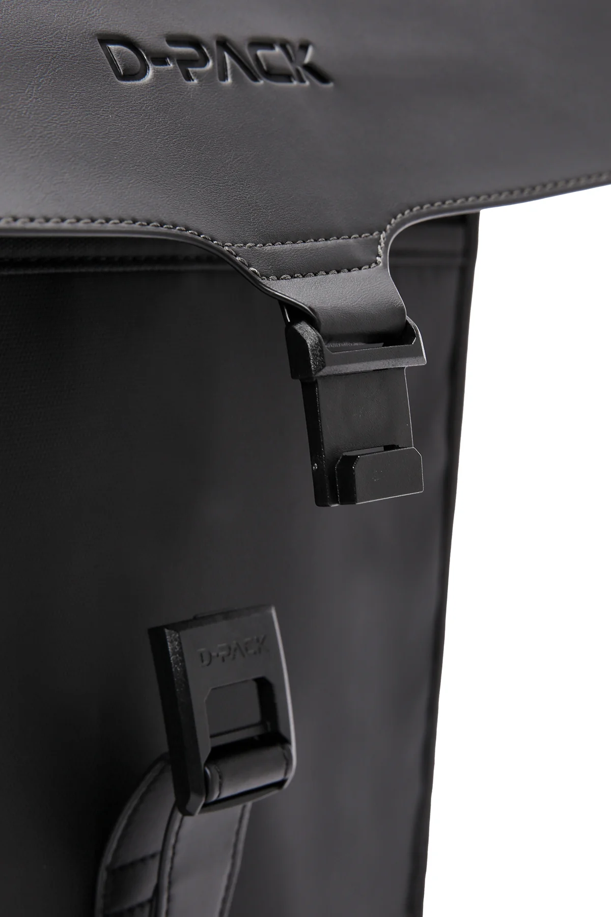 D-Pack Erkek Siyah Kumaş Sırt Çantası - Image 6