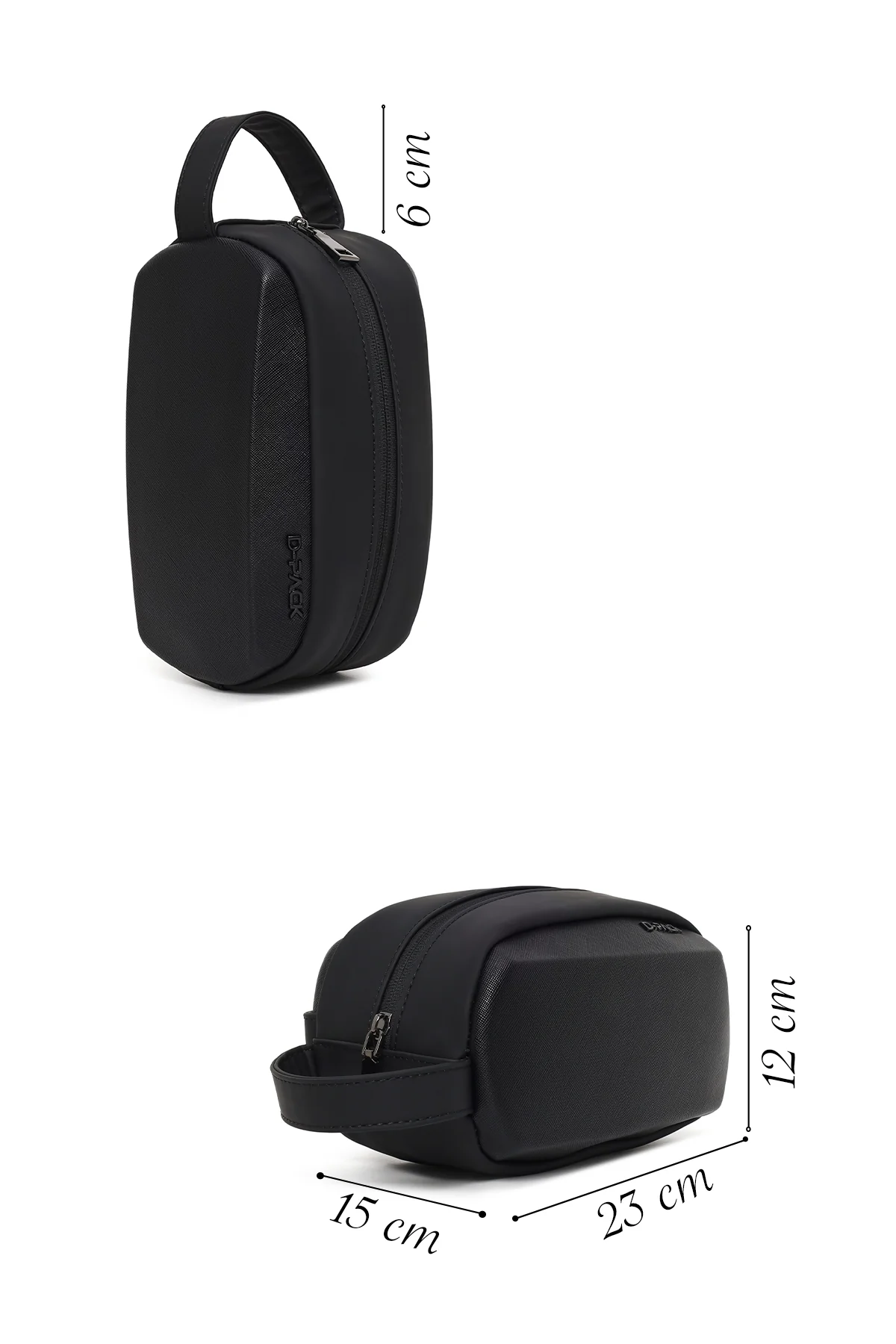 D-Pack Erkek Siyah Mini El Çantası - Image 2