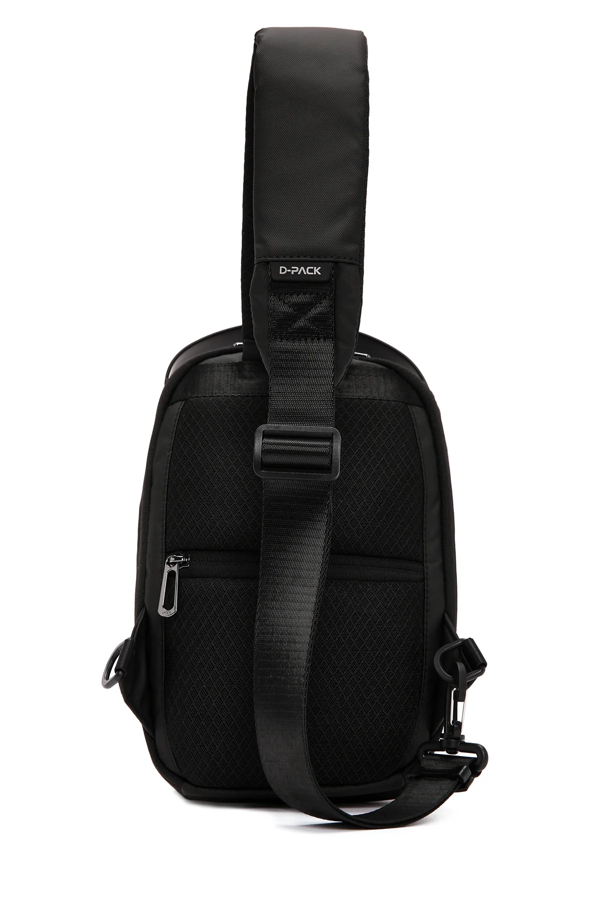 D-Pack Erkek Siyah Teknolojik Hardcase Uzun Askılı Omuz Çantası - Image 5