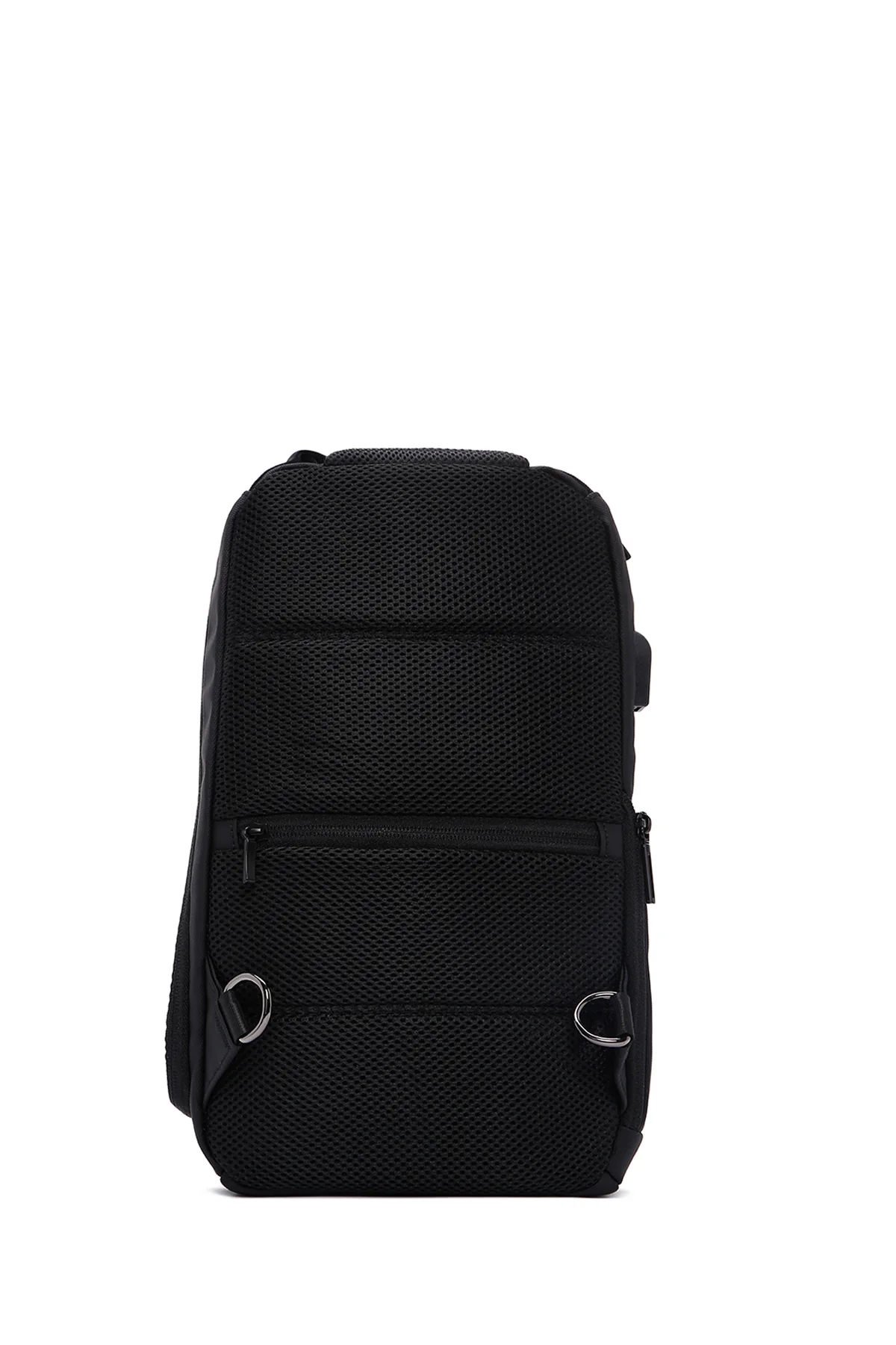D-Pack Erkek Siyah Teknolojik Kumaş Çapraz Çanta - Image 5