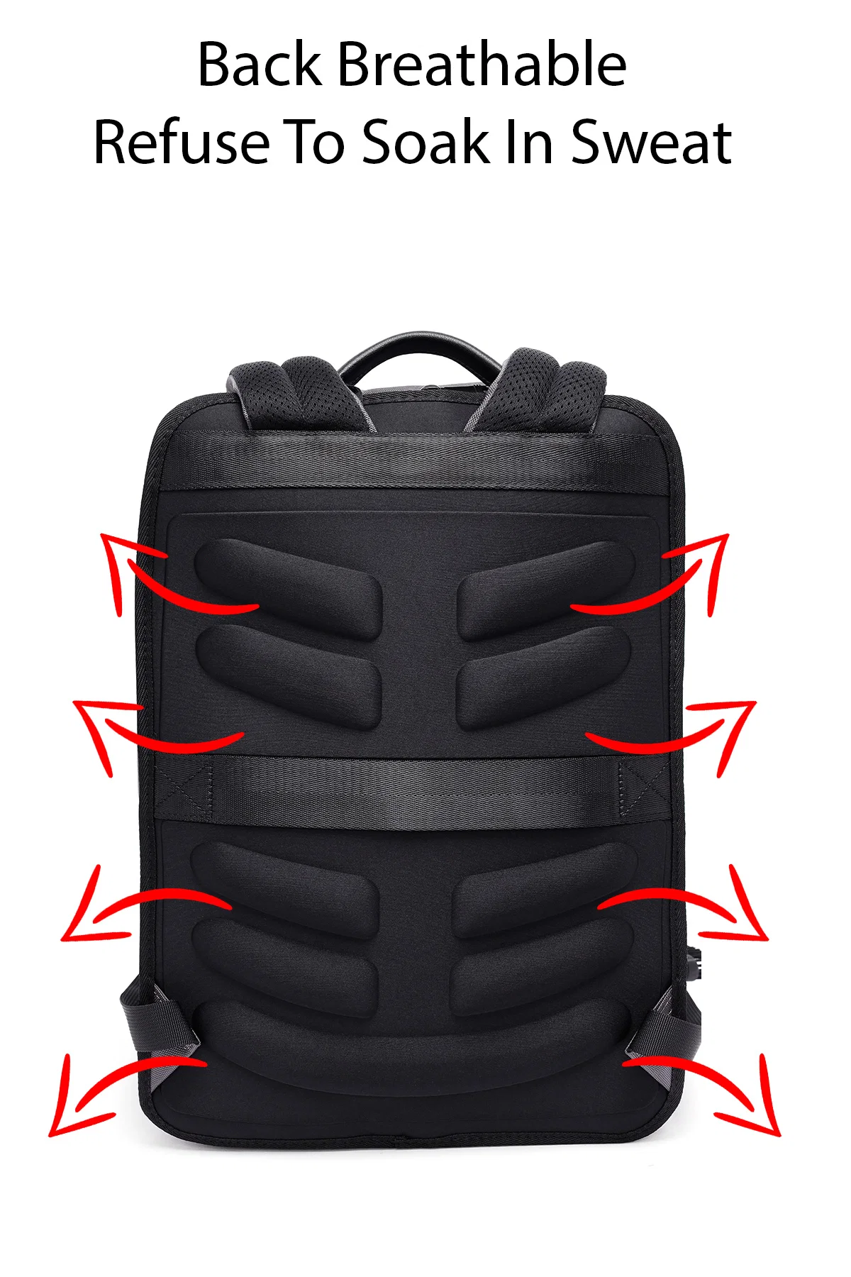 D-Pack Unisex Gri Kumaş Sırt Çantası - Image 6