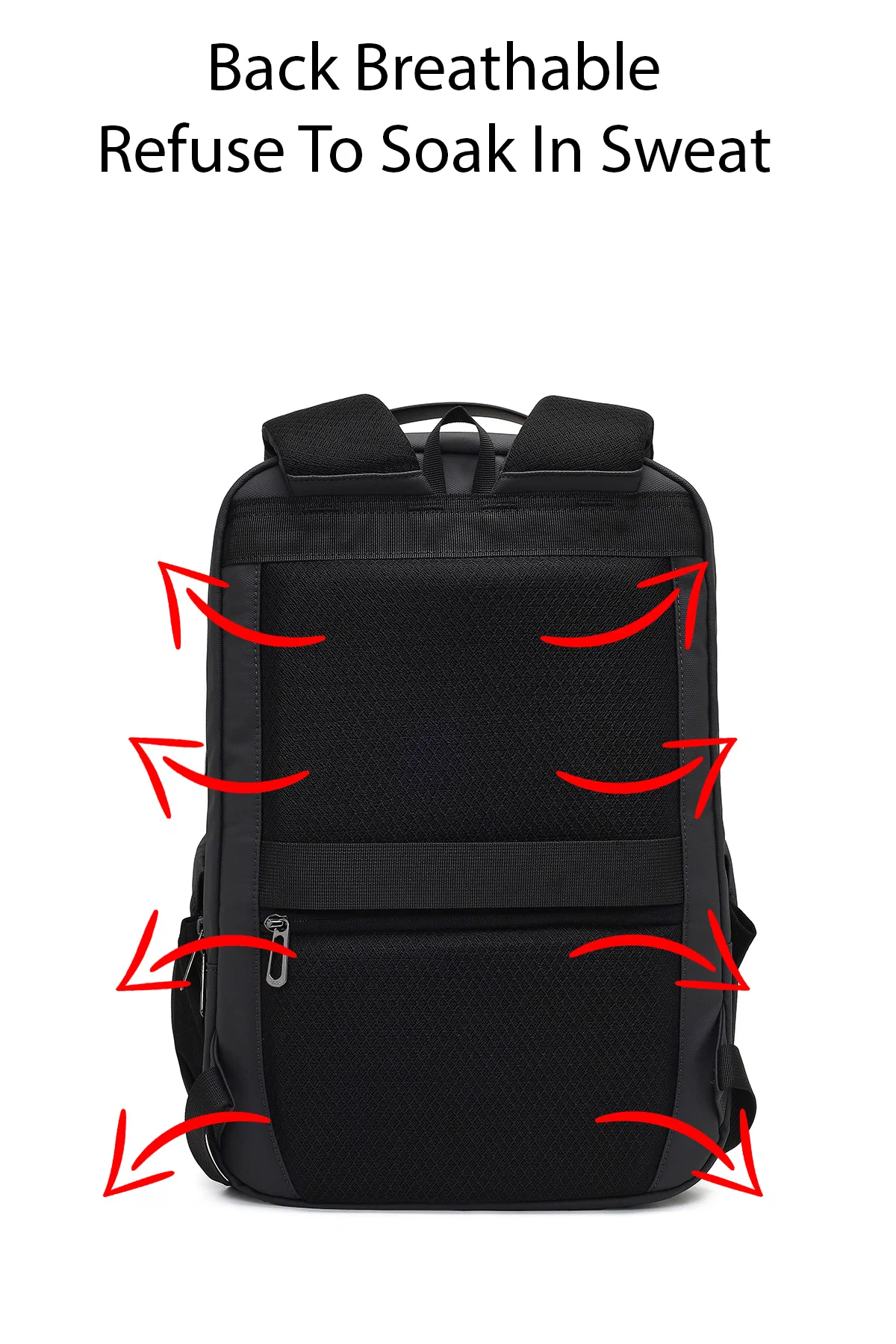 D-Pack Unisex Gri Teknolojik Kumaş Hardcase Sırt Çantası - Image 6