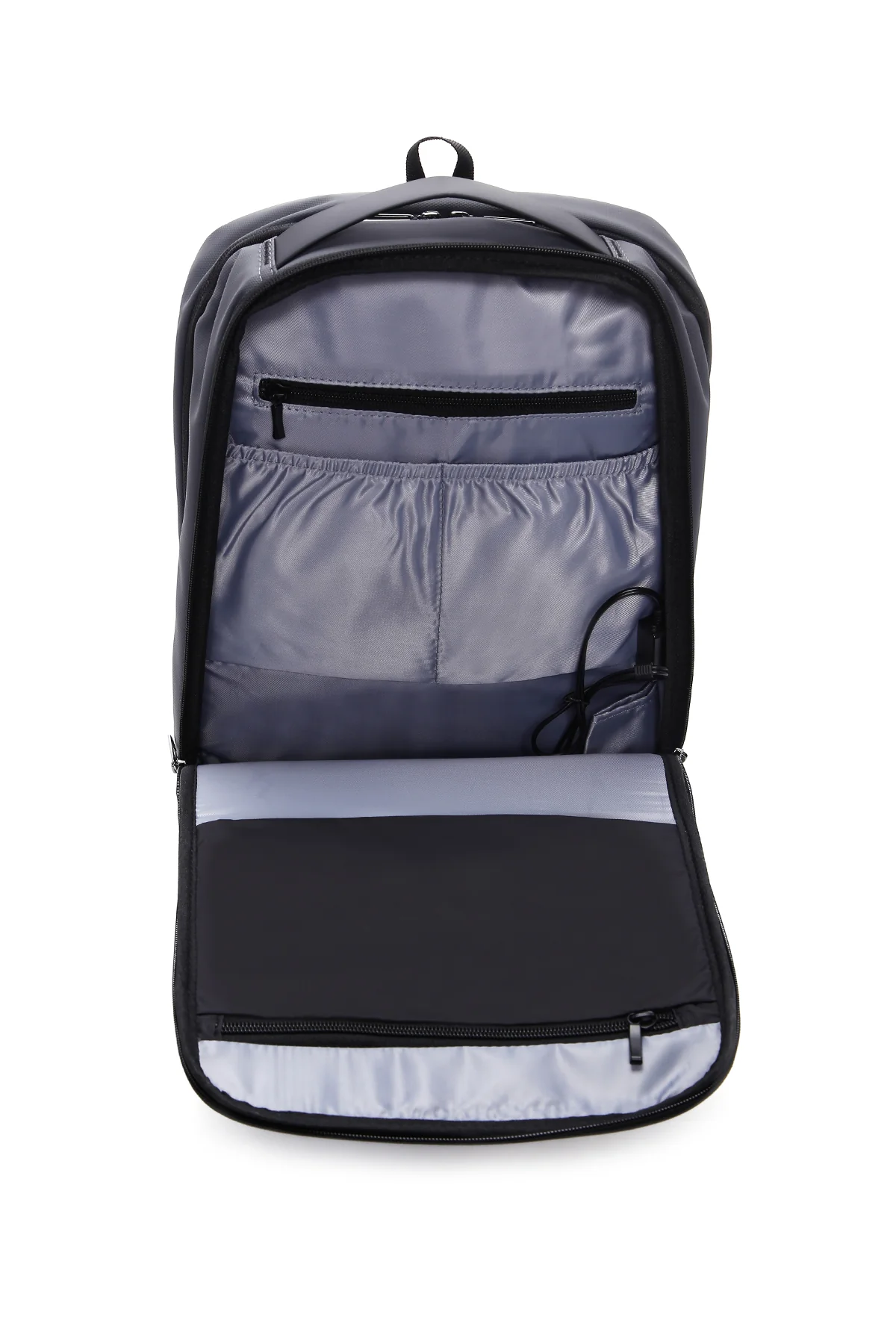 D-Pack Unisex Gri Teknolojik Kumaş Hardcase Sırt Çantası - Image 5