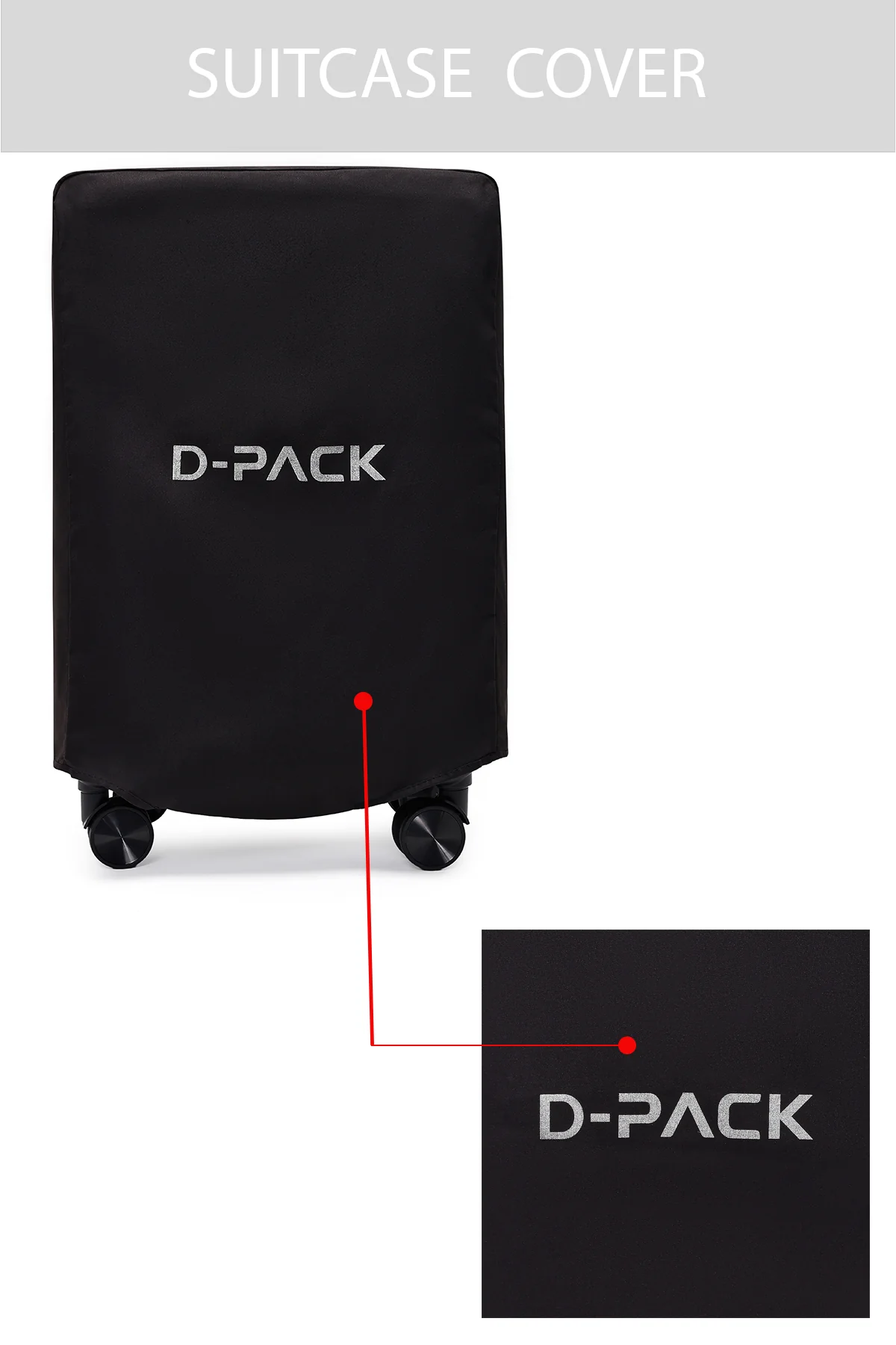 D-Pack Unisex Siyah Kabin Boy Valiz - Image 9
