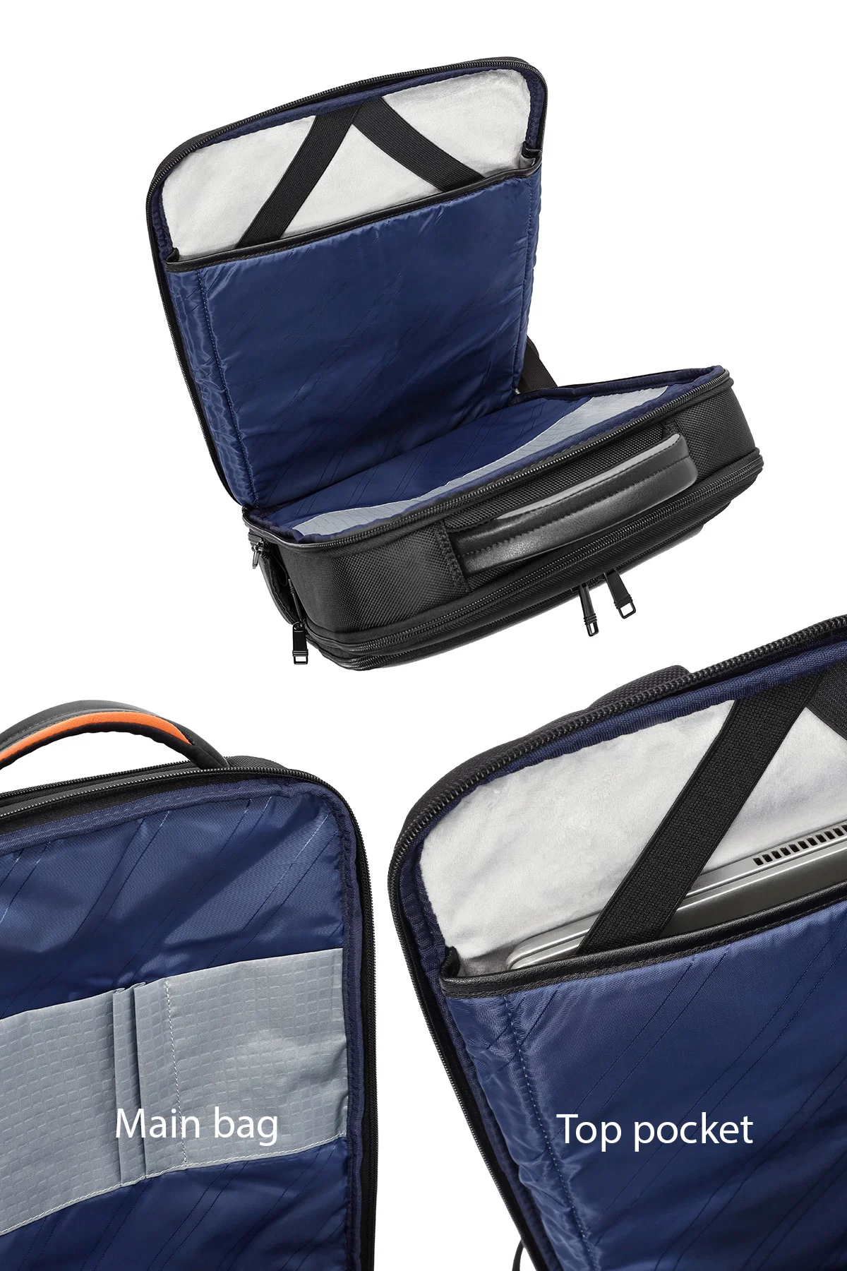 D-Pack Unisex Siyah Kumaş Sırt Çantası - Image 9