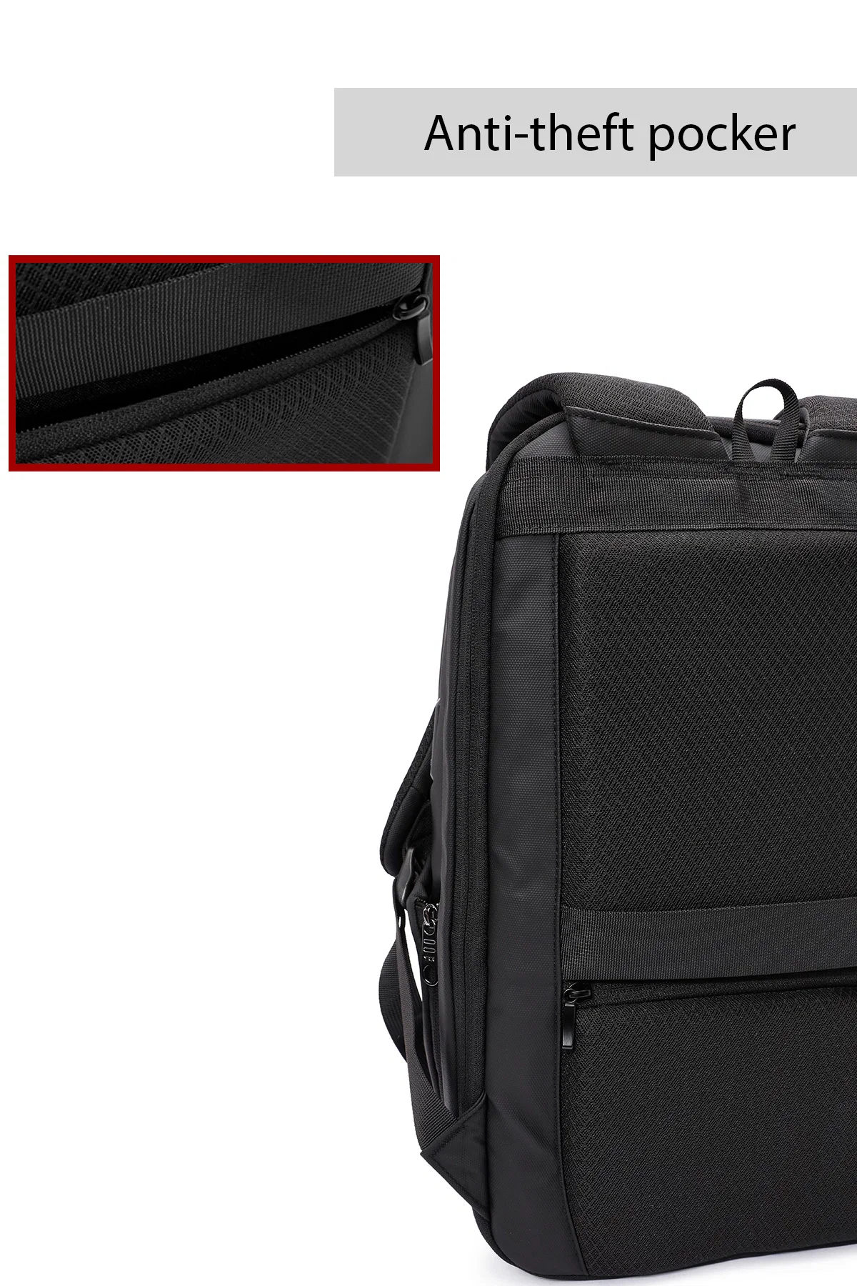 D-Pack Unisex Siyah Sırt Çantası - Image 7