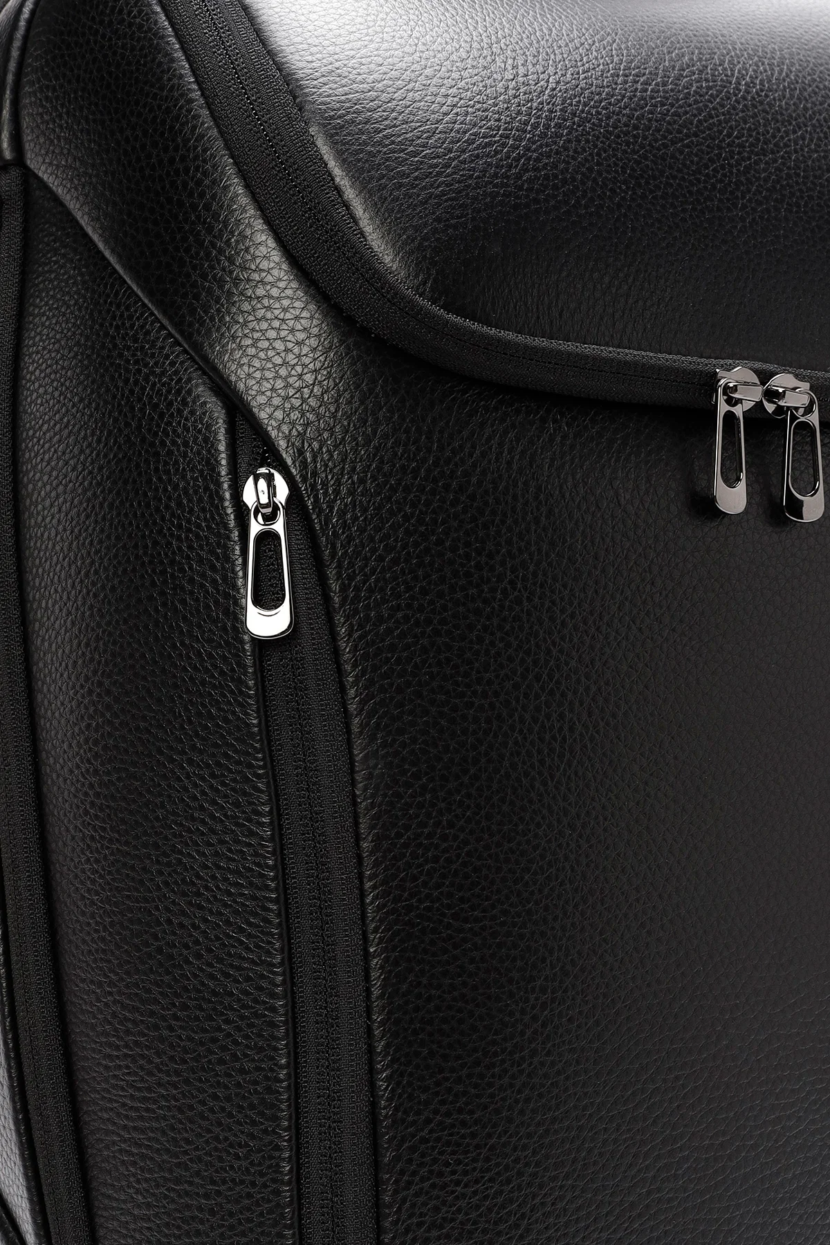 D-Pack Unisex Siyah Teknolojik Deri Sırt Çantası - Image 6