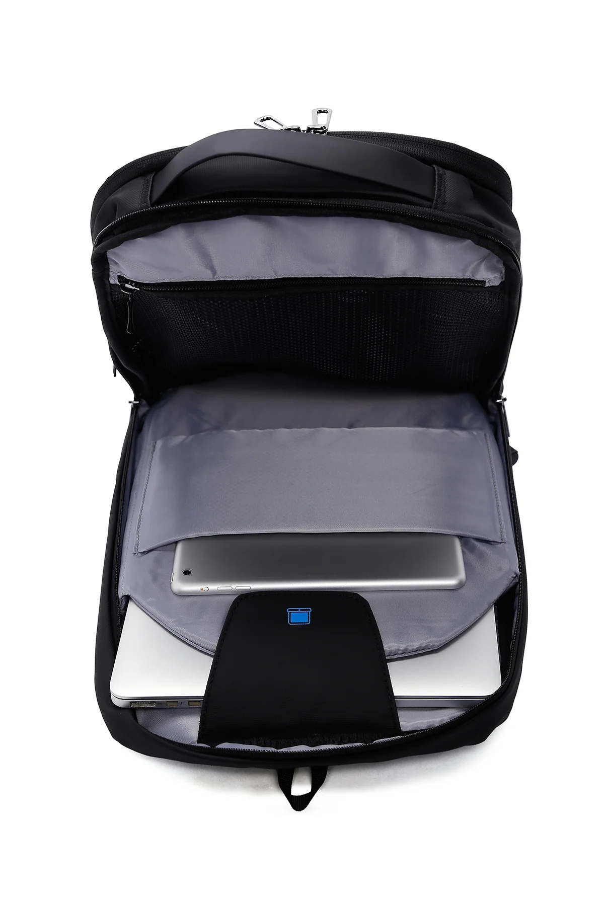 D-Pack Unisex Siyah Teknolojik Kumaş Hardcase Sırt Çantası - Image 5