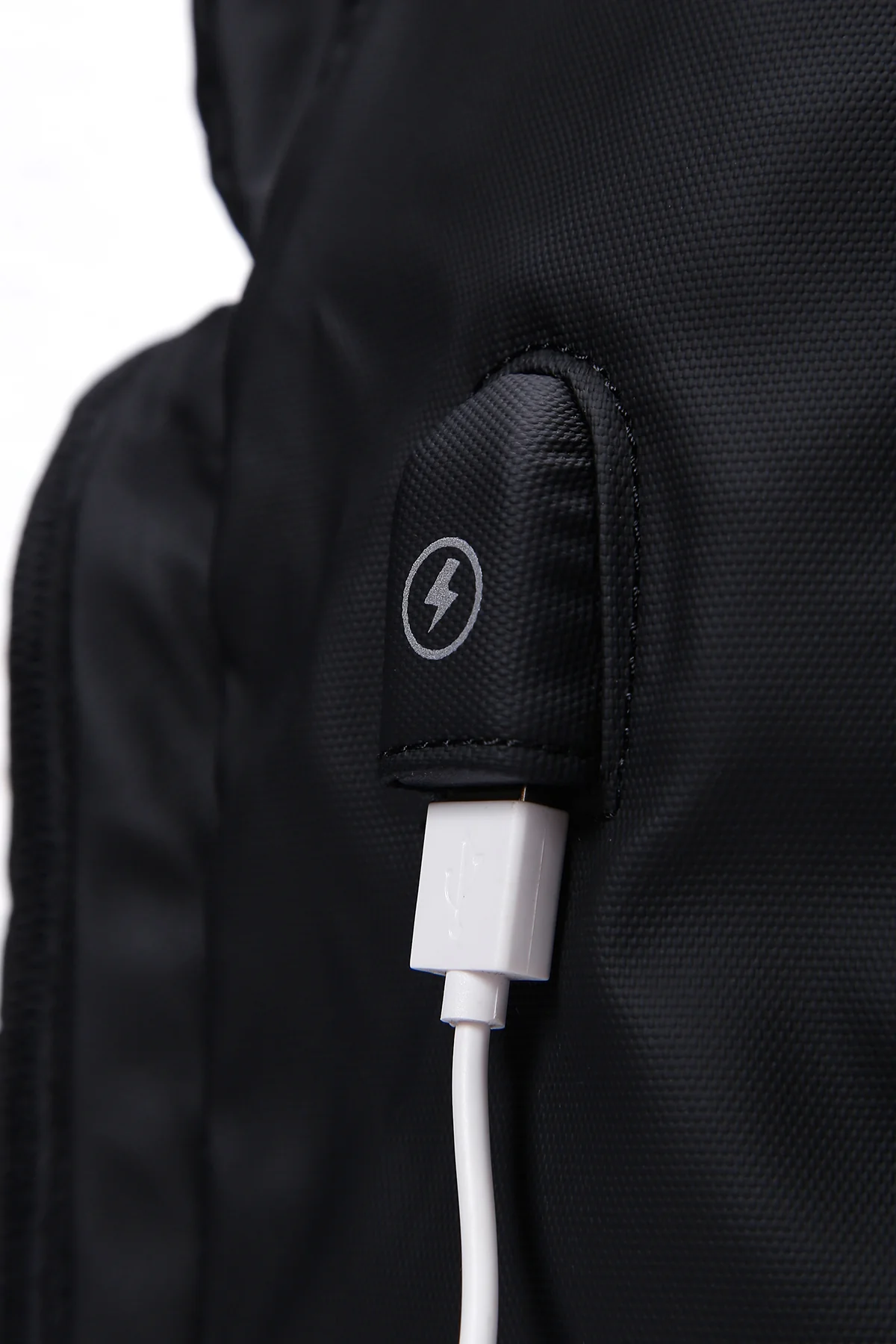 D-Pack Unisex Siyah Teknolojik Kumaş Sırt Çantası - Image 10