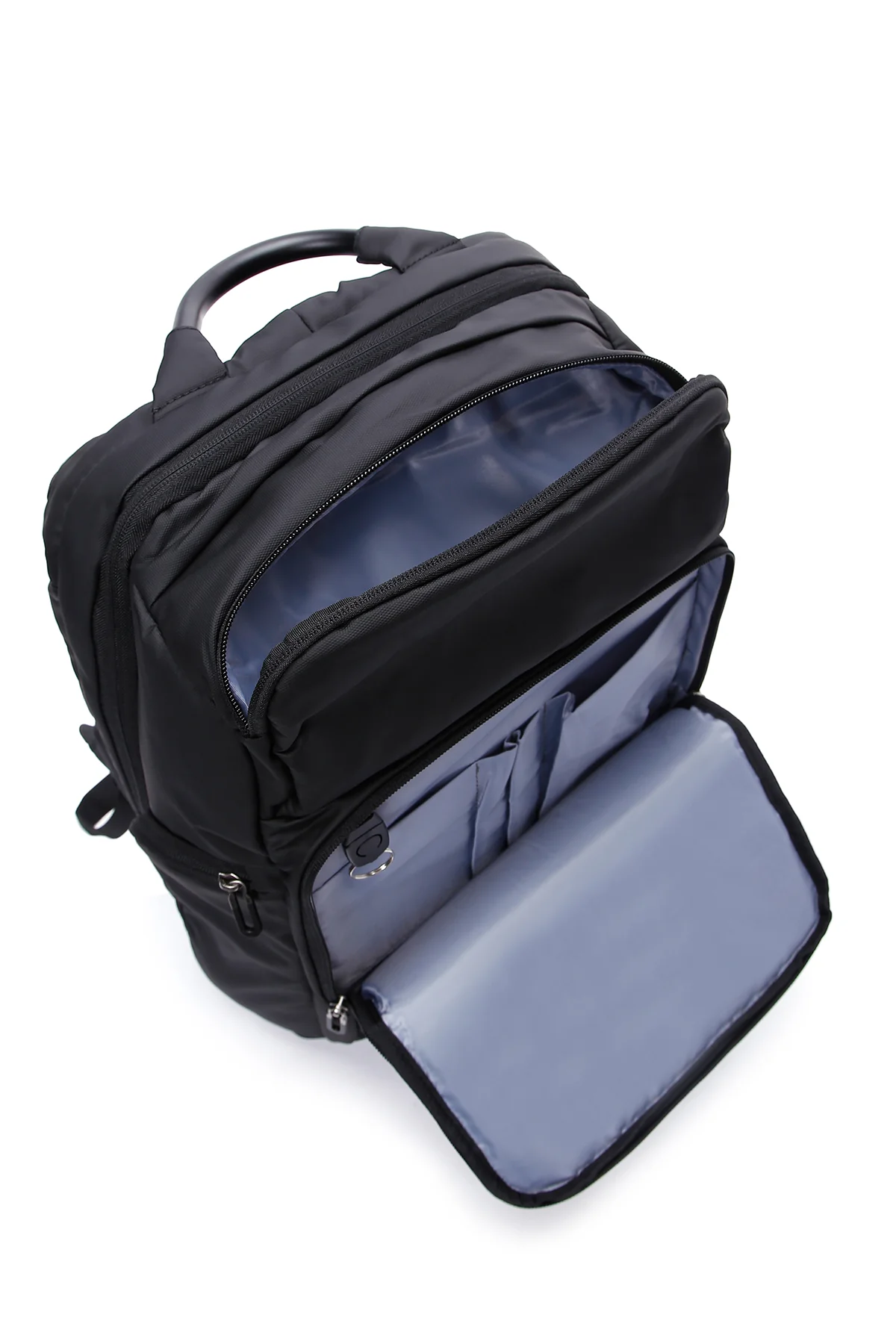 D-Pack Unisex Siyah Teknolojik Kumaş Sırt Çantası - Image 7