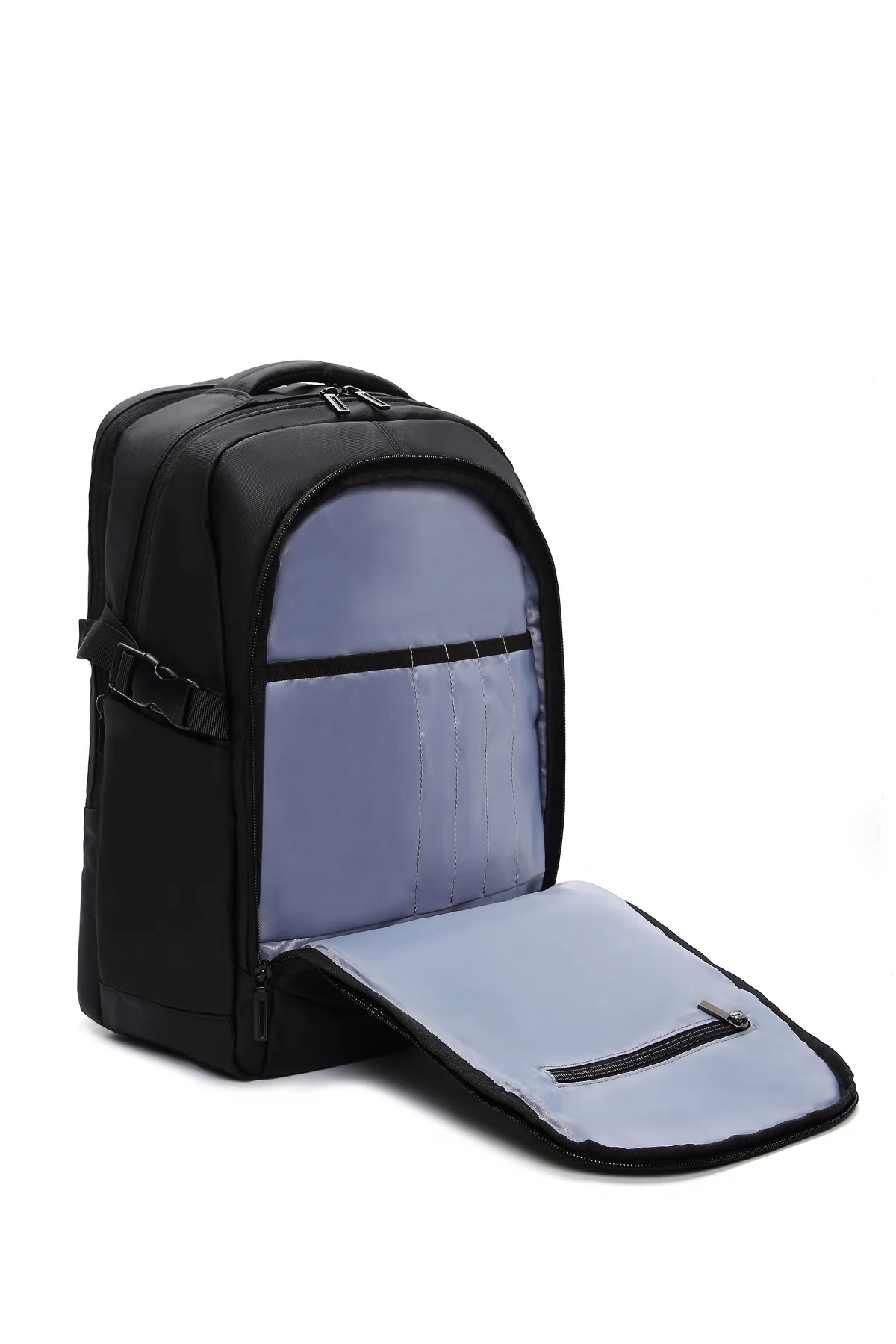D-Pack Unisex Siyah Teknolojik Kumaş Sırt Çantası - Image 8