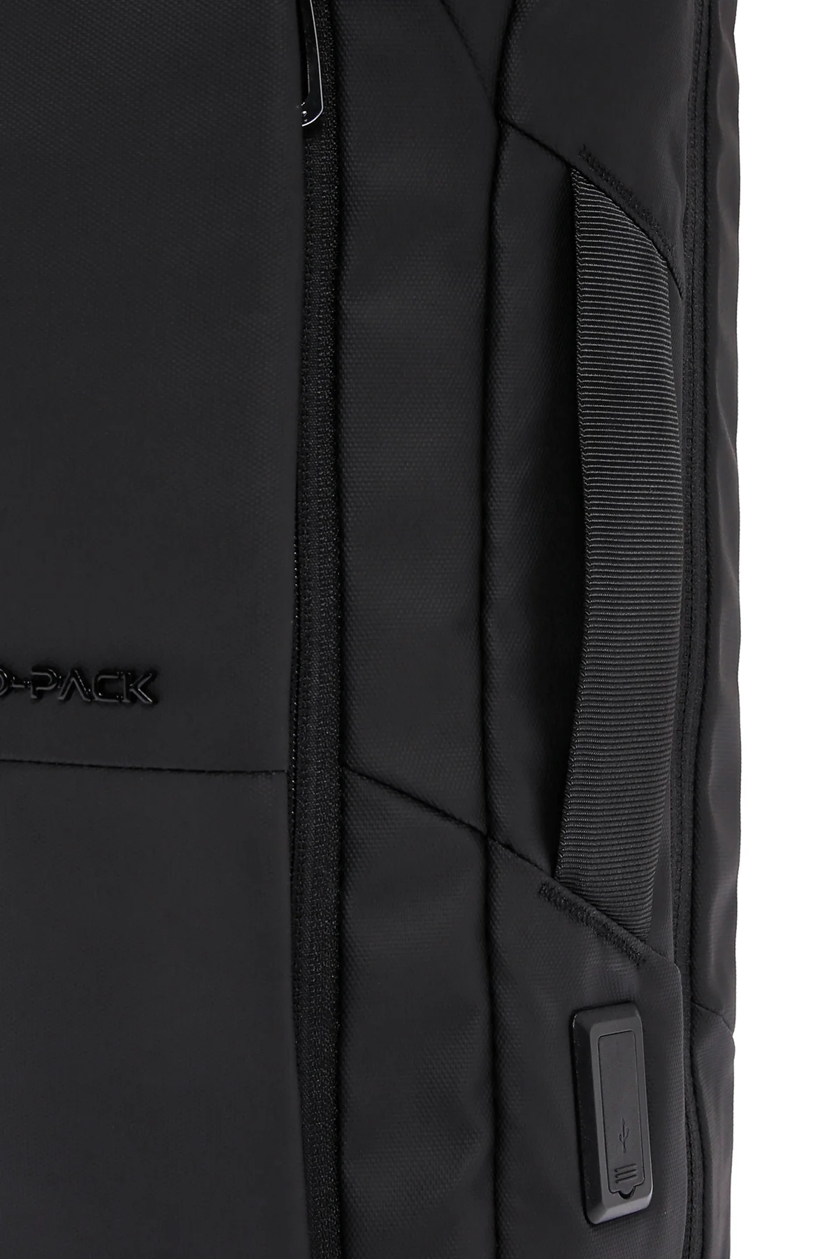 D-Pack Unisex Siyah Teknolojik Kumaş Sırt Çantası - Image 10
