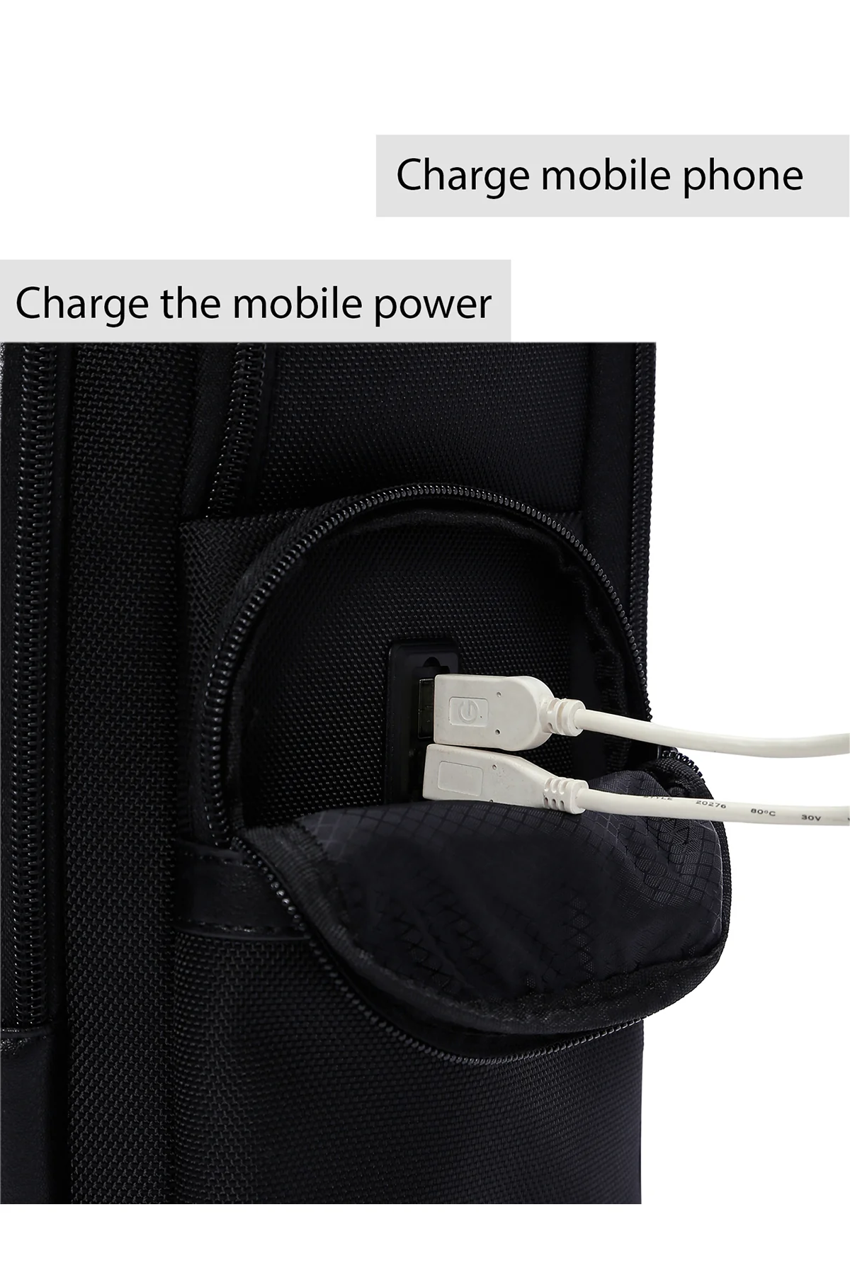 D-Pack Unisex Siyah Teknolojik Sırt Çantası - Image 13