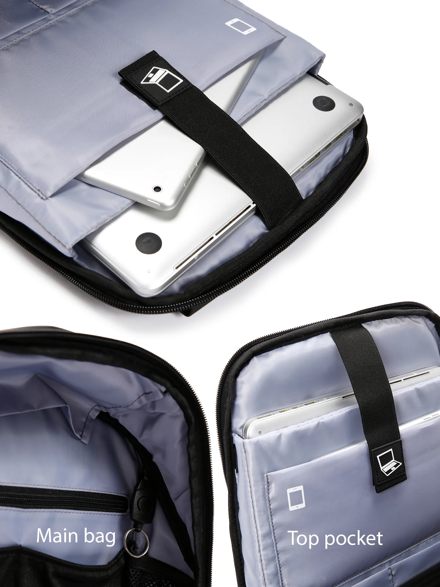 D-Pack Unisex Siyah Teknolojik Sırt Çantası - Image 17