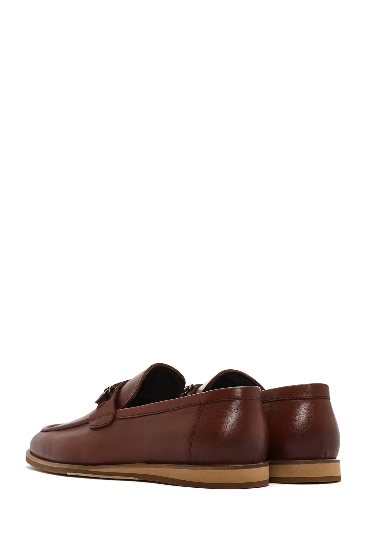 Derimod Black Erkek Kahverengi Deri Loafer - Image 5