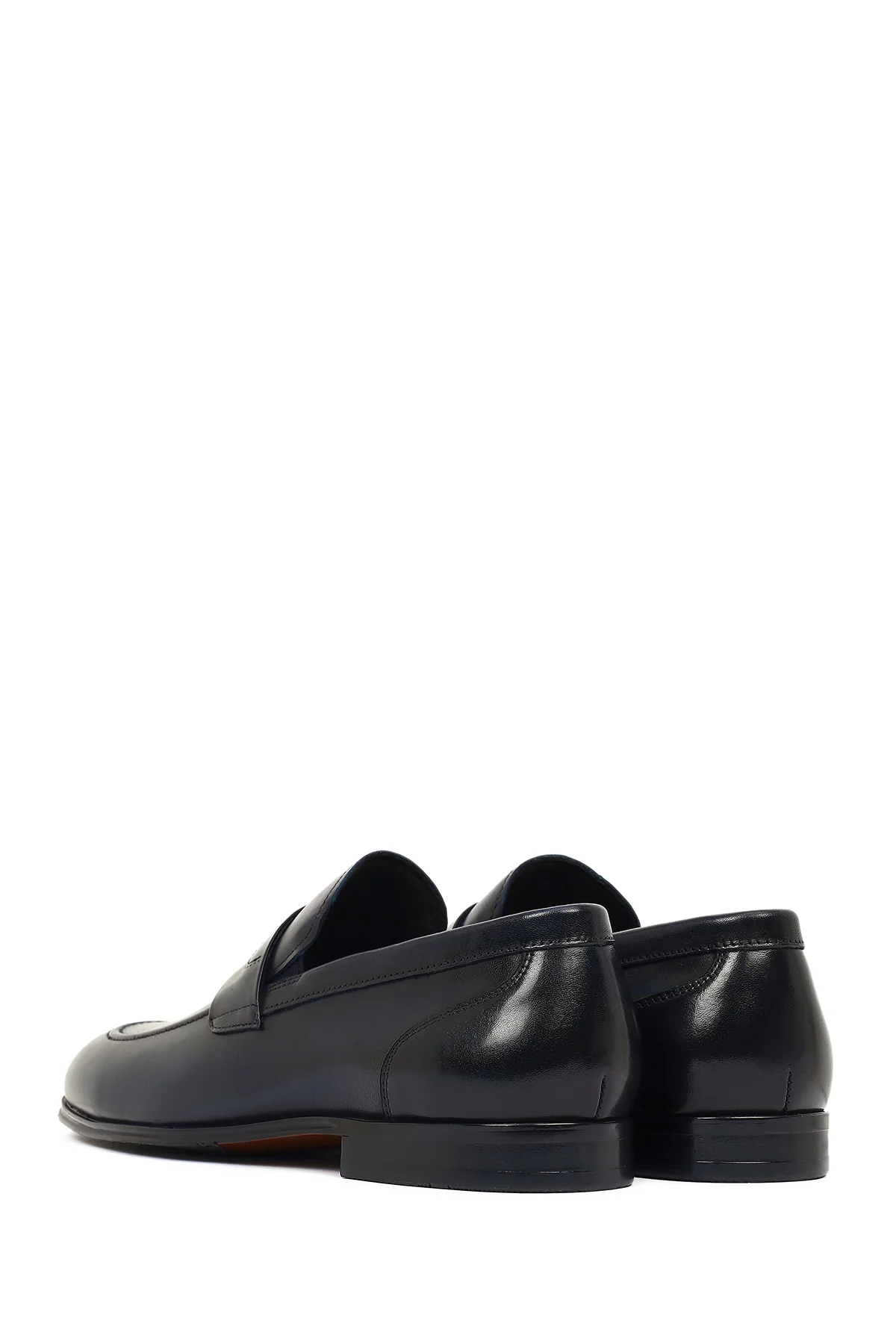 Derimod Black Erkek Lacivert Deri Klasik Loafer - Image 6