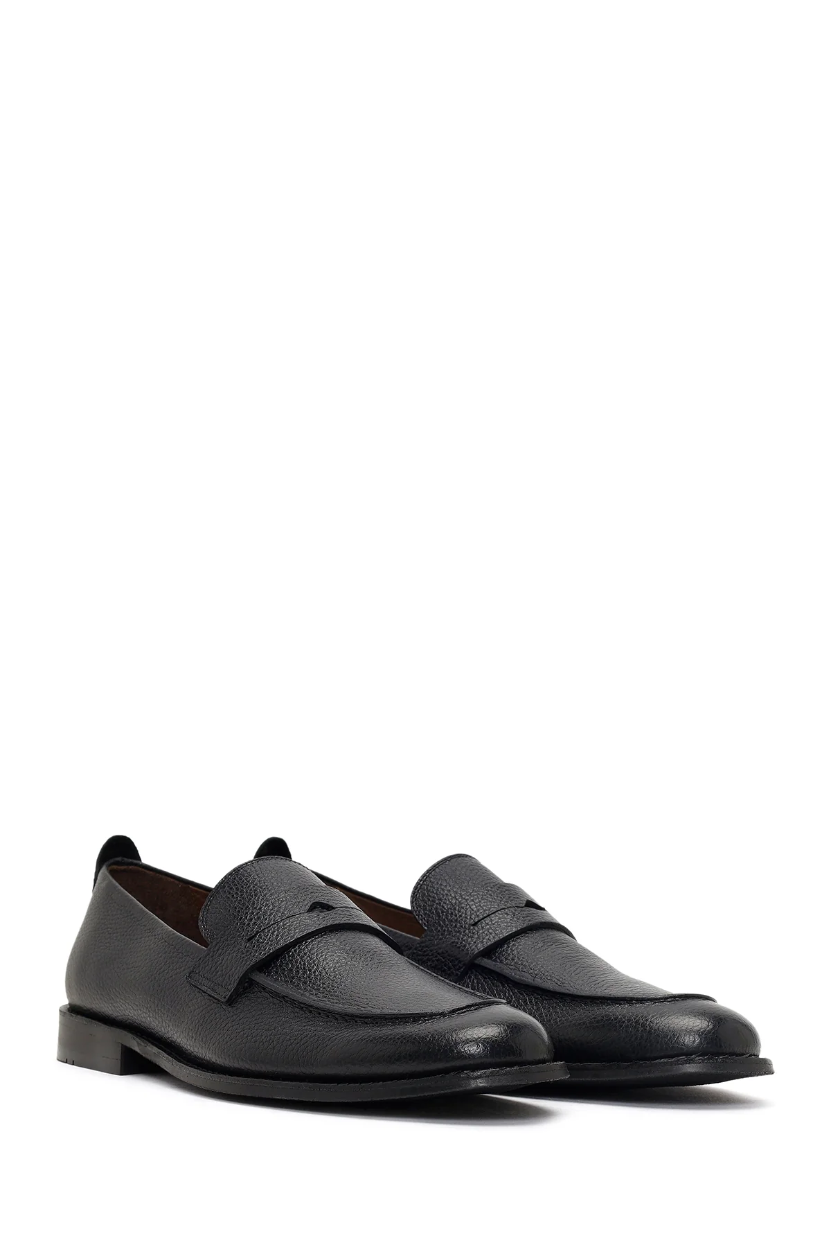 Derimod Black Erkek Siyah Deri Klasik Loafer - Image 2