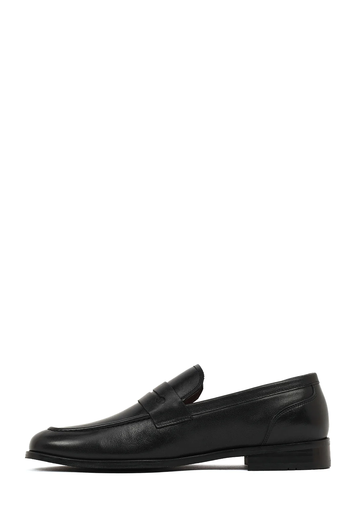 Derimod Black Erkek Siyah Deri Klasik Loafer - Image 3