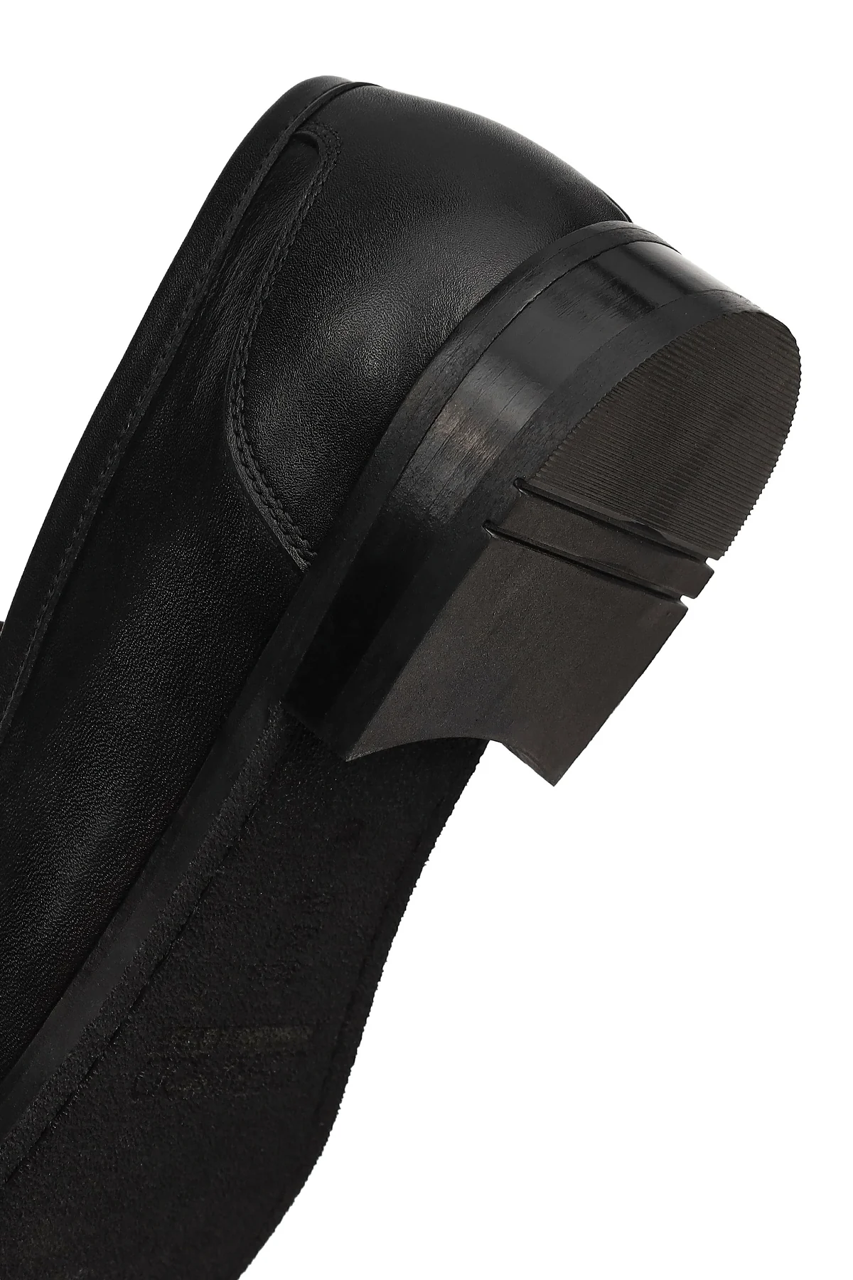 Derimod Black Erkek Siyah Deri Klasik Loafer - Image 8