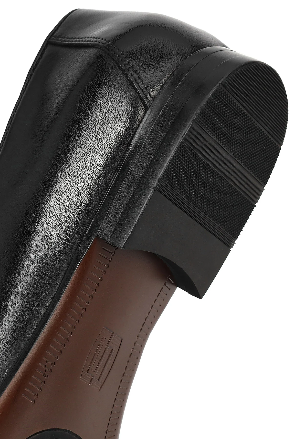 Derimod Black Erkek Siyah Deri Klasik Loafer - Image 9
