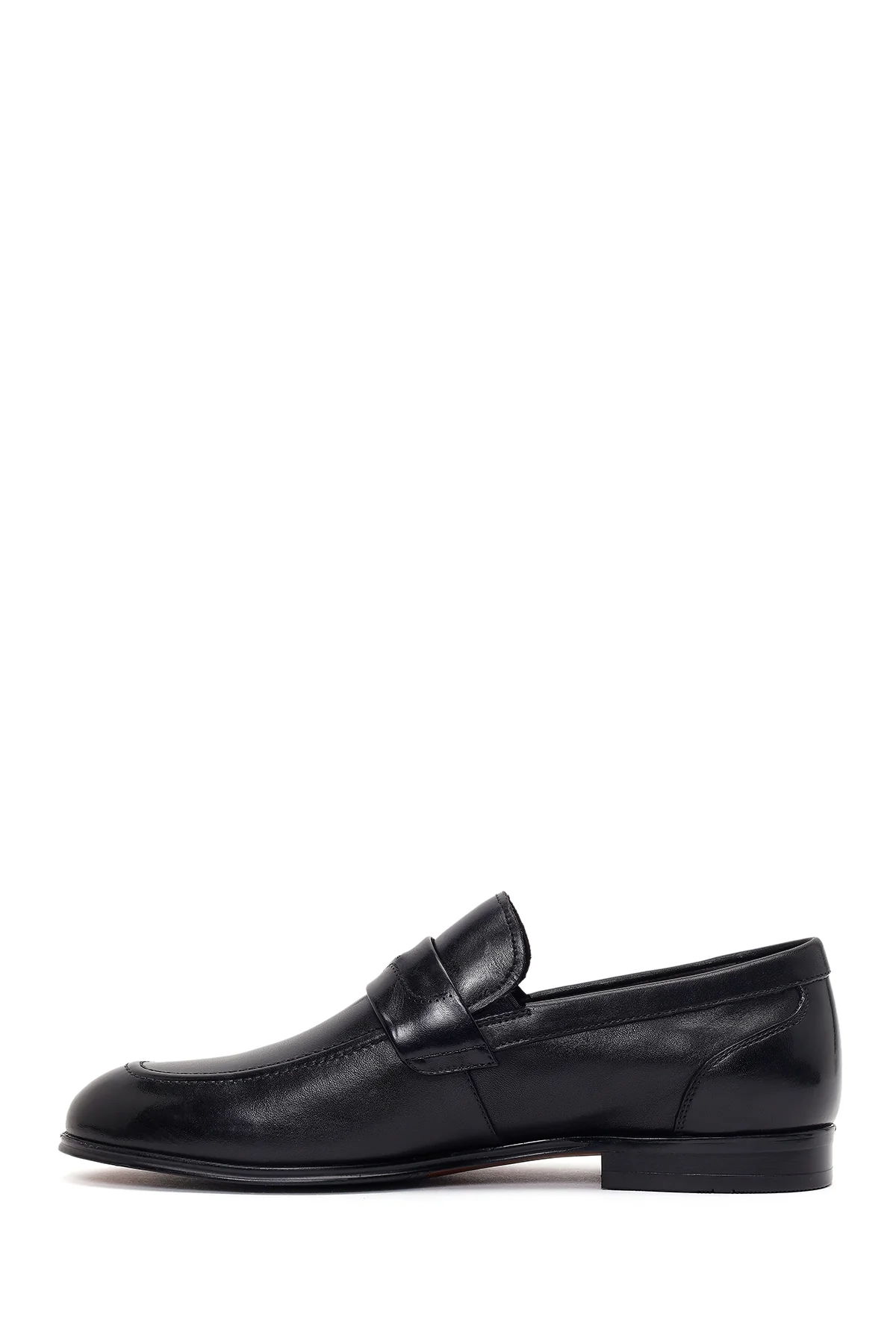 Derimod Black Erkek Siyah Deri Klasik Loafer - Image 3