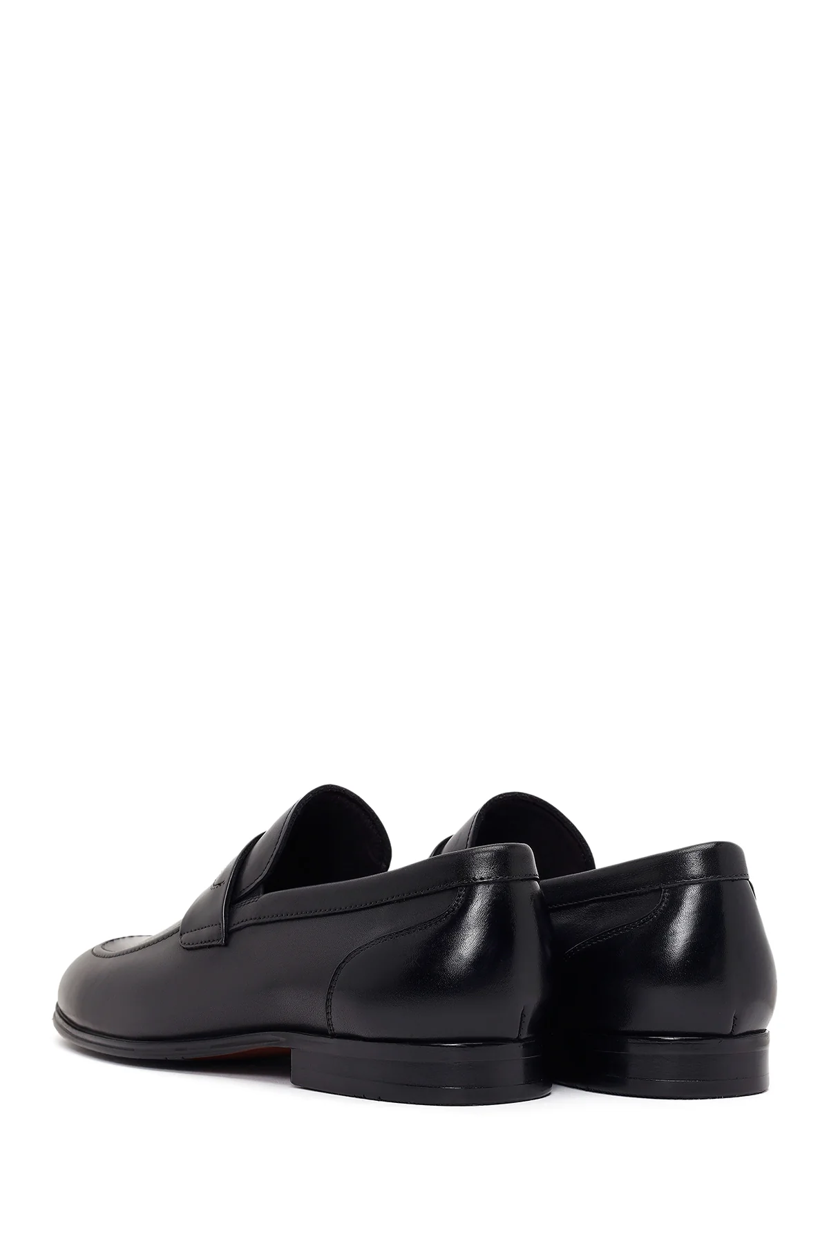 Derimod Black Erkek Siyah Deri Klasik Loafer - Image 6