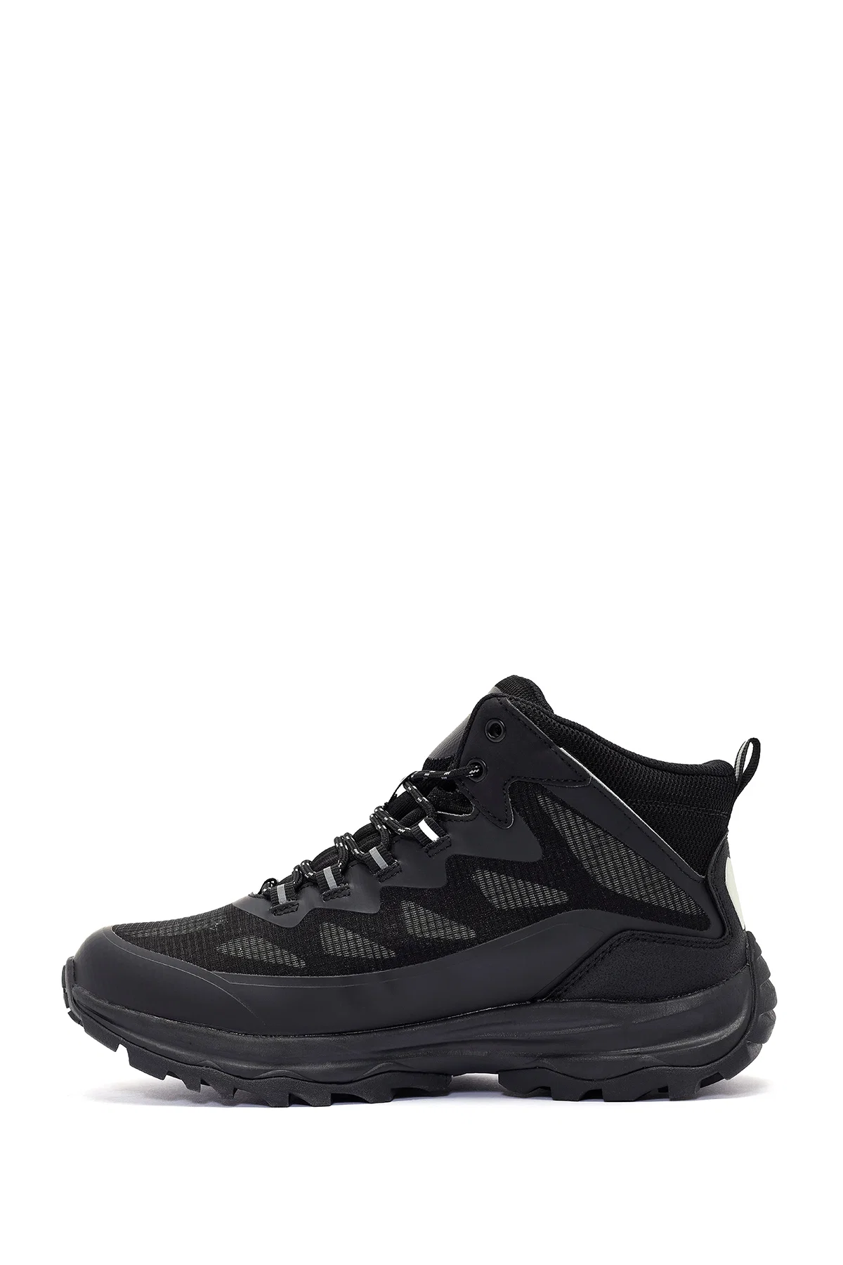 Derimod Dry Erkek Siyah Kalın Tabanlı Bağcıklı Waterproof Outdoor Bot - Image 3
