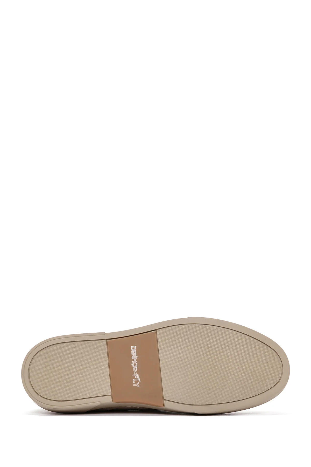Derimod Fly Erkek Bej Süet Deri Casual Loafer - Image 4