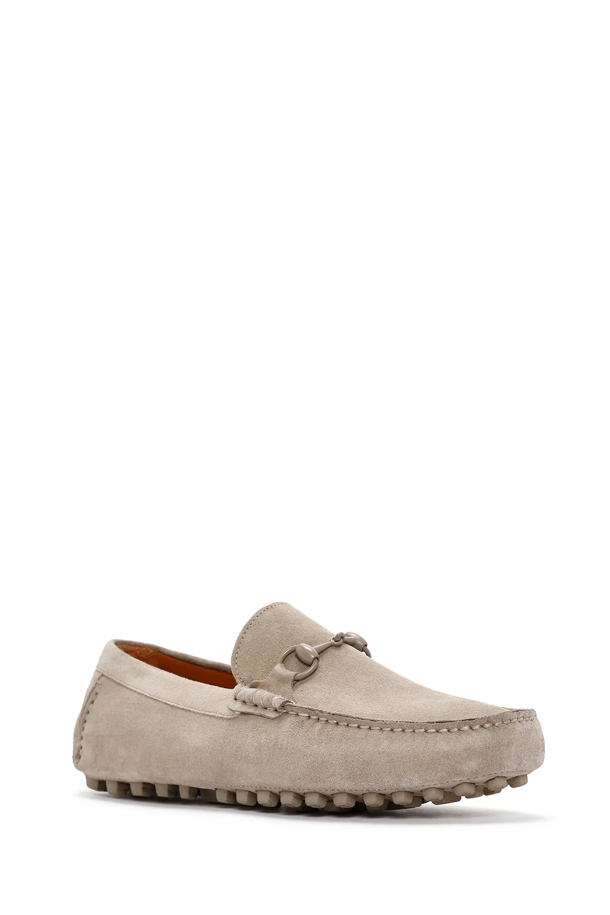 Derimod Fly Erkek Bej Süet Deri Loafer - Image 8