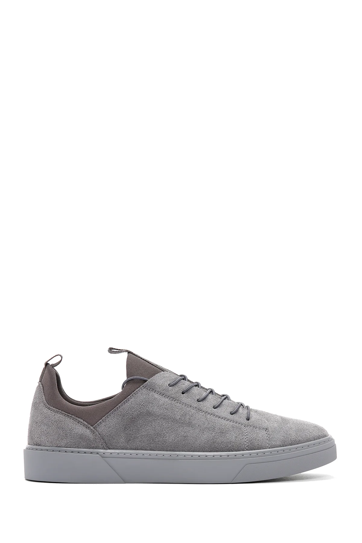 Derimod Fly Erkek Gri Bağcıklı Süet Deri Sneaker - Image 2