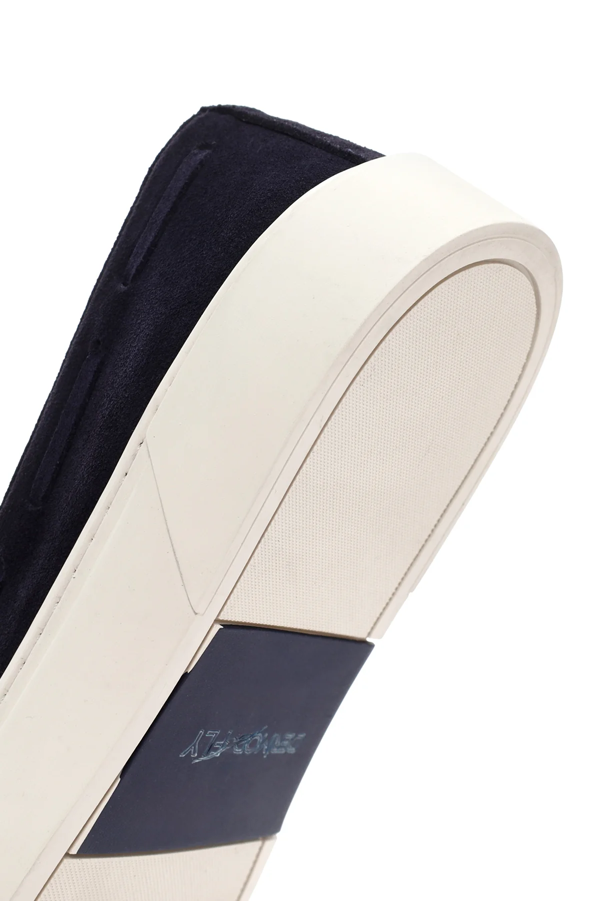 Derimod Fly Erkek Lacivert Süet Deri Casual Loafer - Image 9