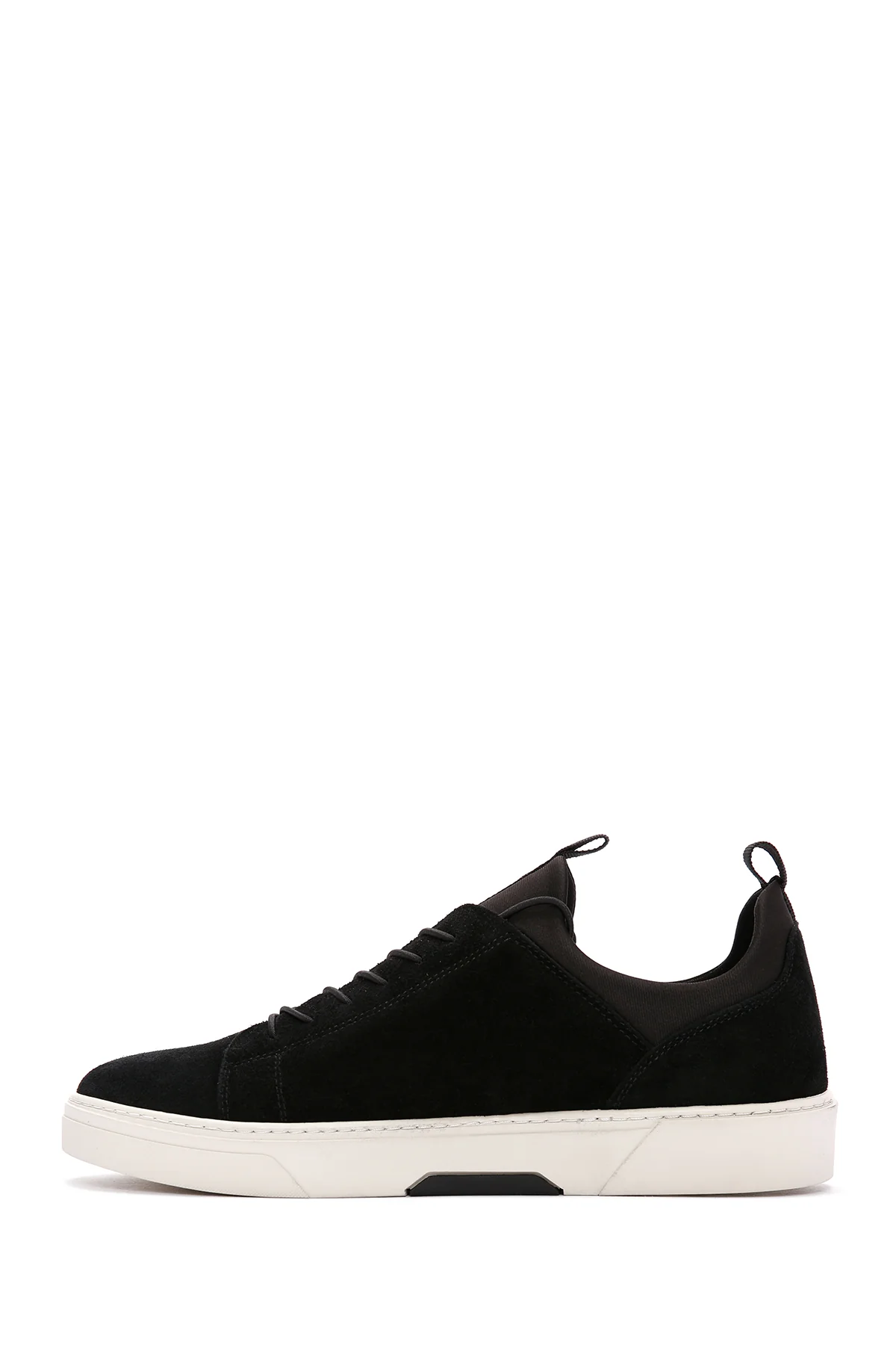 Derimod Fly Erkek Siyah Bağcıklı Süet Deri Sneaker - Image 2