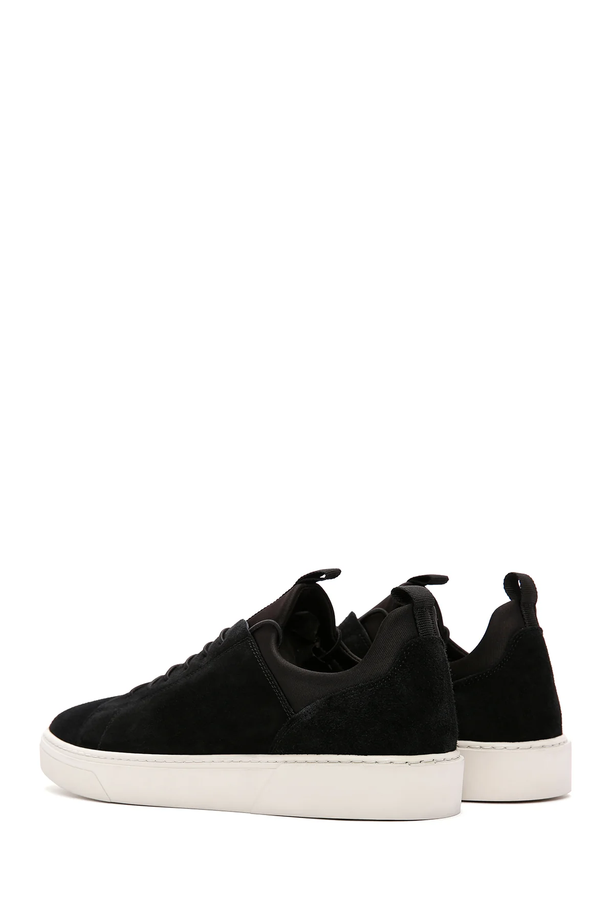 Derimod Fly Erkek Siyah Bağcıklı Süet Deri Sneaker - Image 5