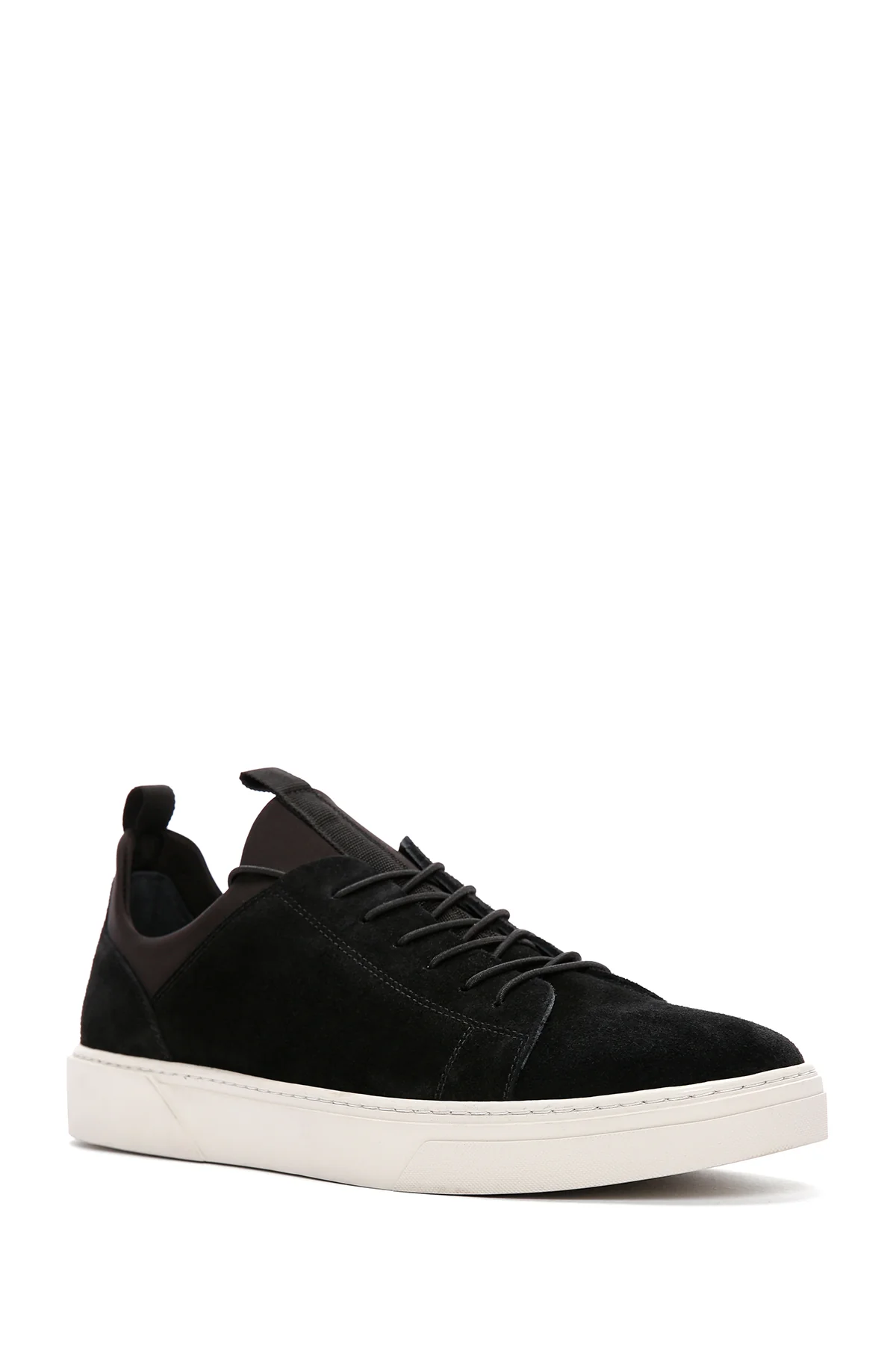 Derimod Fly Erkek Siyah Bağcıklı Süet Deri Sneaker - Image 6