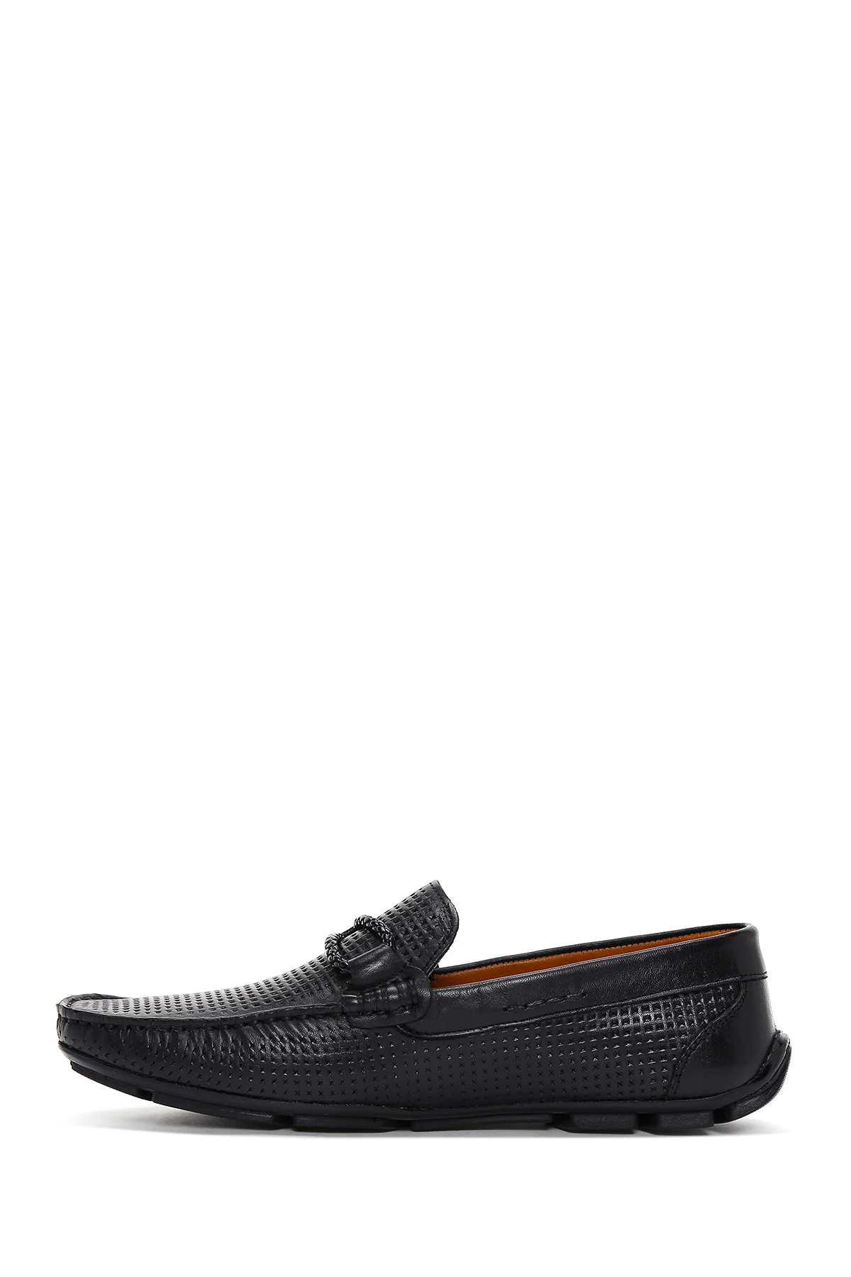 Derimod Fly Erkek Siyah Deri Casual Loafer - Image 2